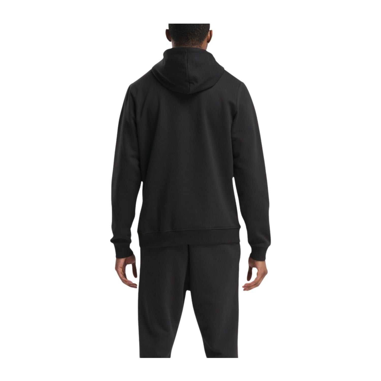 SUDADERA CON GORRO CASUAL NEGRO REEBOK HOMBRE-4