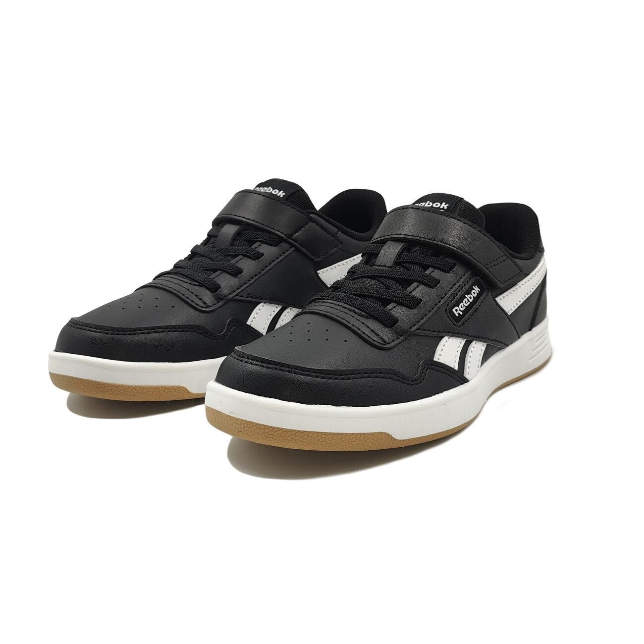 TENIS CASUAL REEBOK COURT ADVANCE ELASTIC & TOP STRAP NIÑO-4