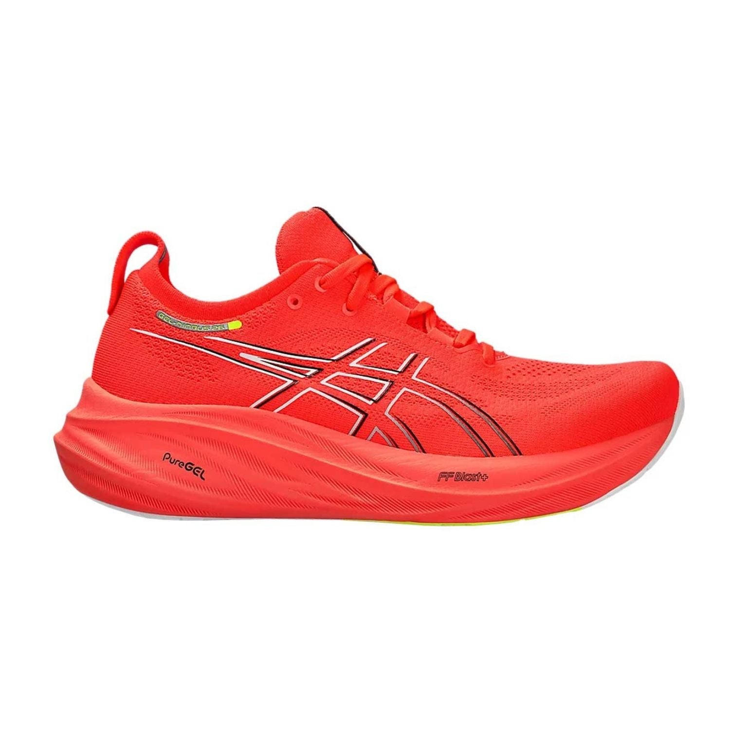 TENIS CORRER ROJO ASICS HOMBRE