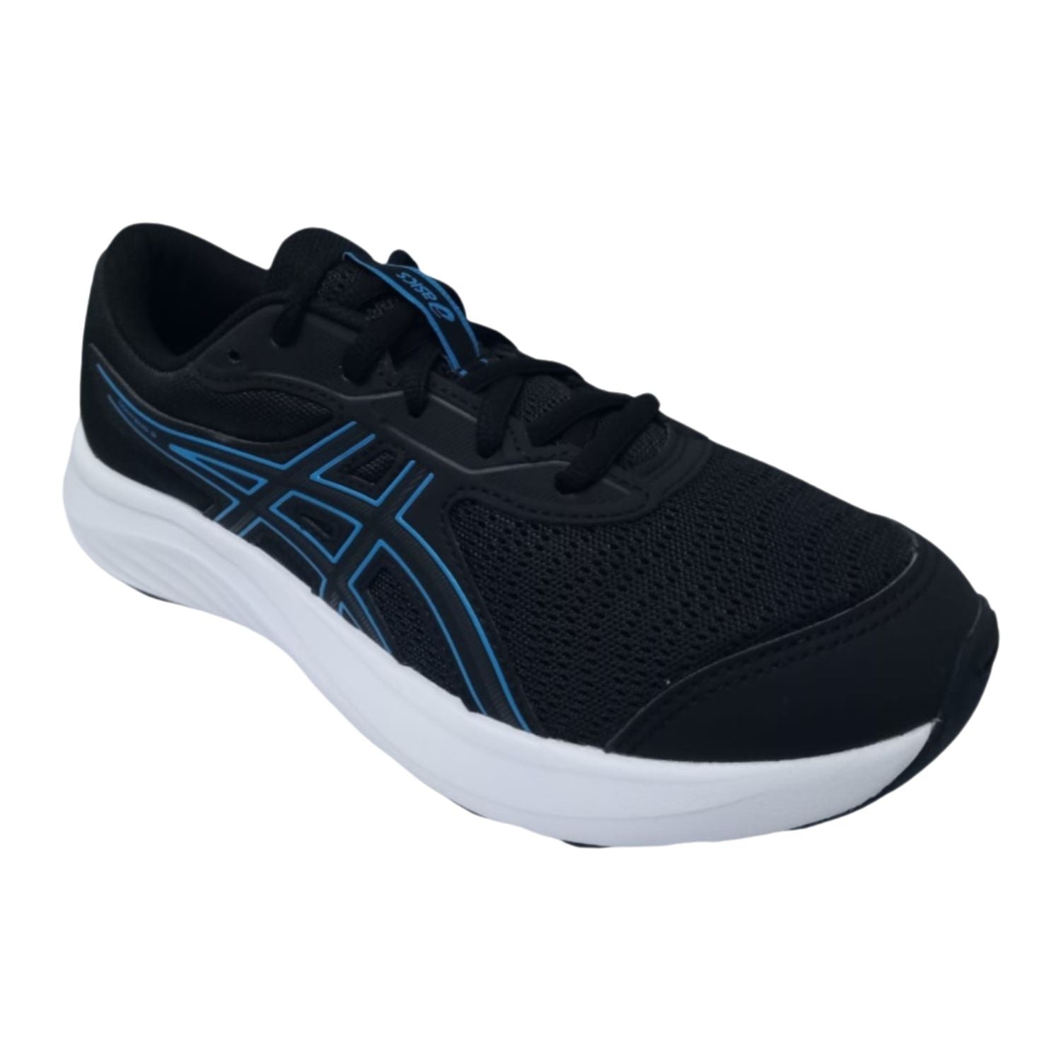 TENIS CORRER NEGRO ASICS NIÑO