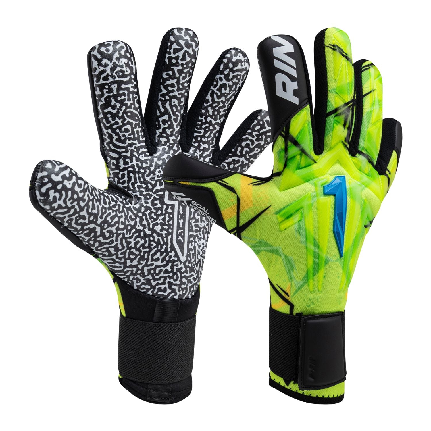 GUANTES FUTBOL VERDE RINAT