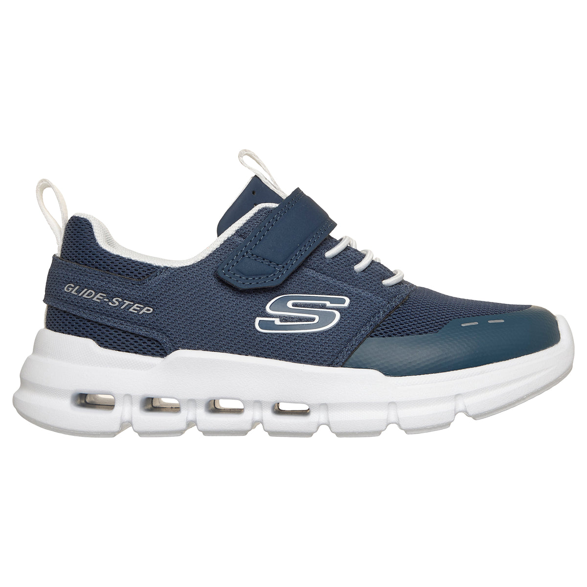 TENIS CASUAL SKECHERS GLIDE-STEP FLOW NIÑO-1