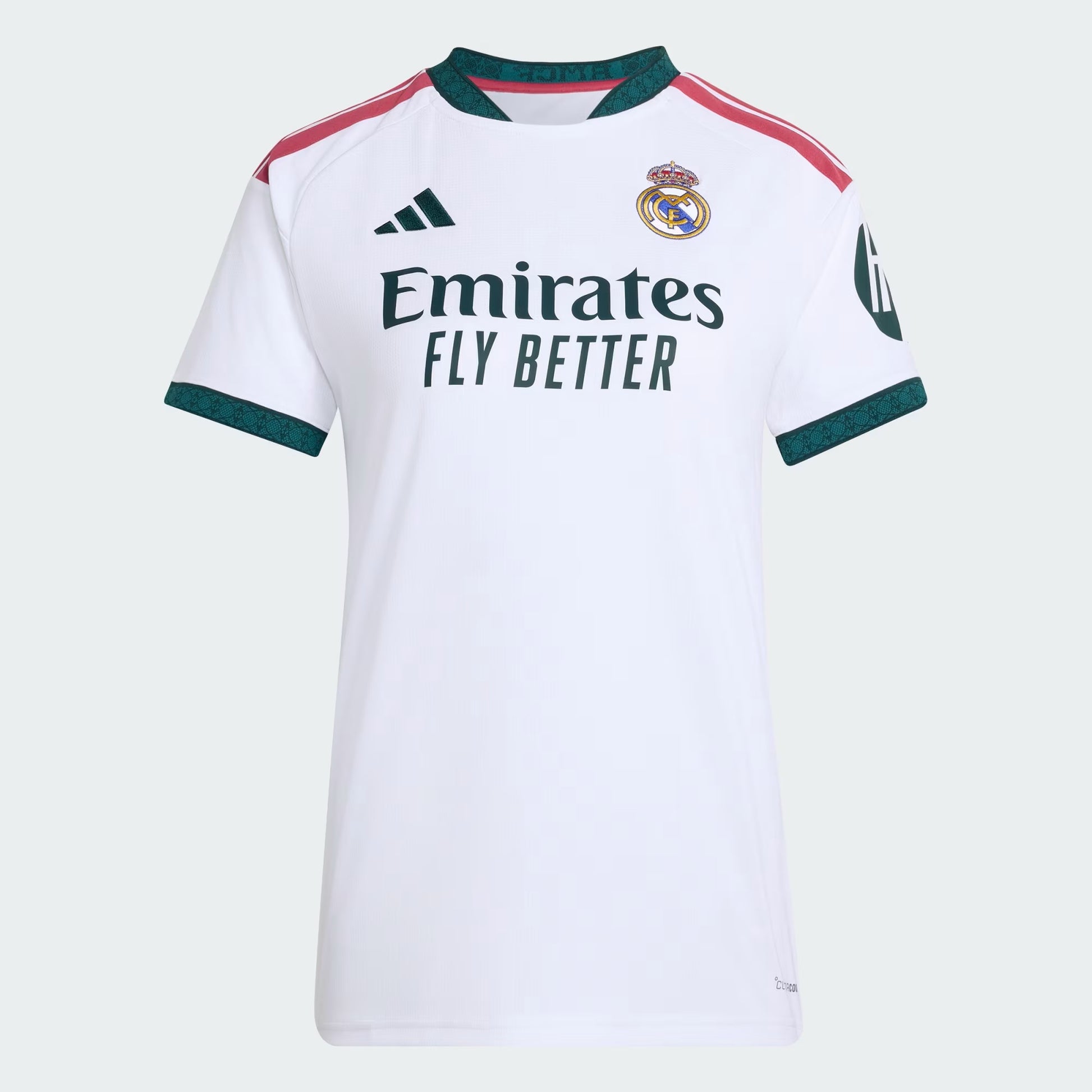 PLAYERA FUTBOL BLANCO ADIDAS MUJER-1