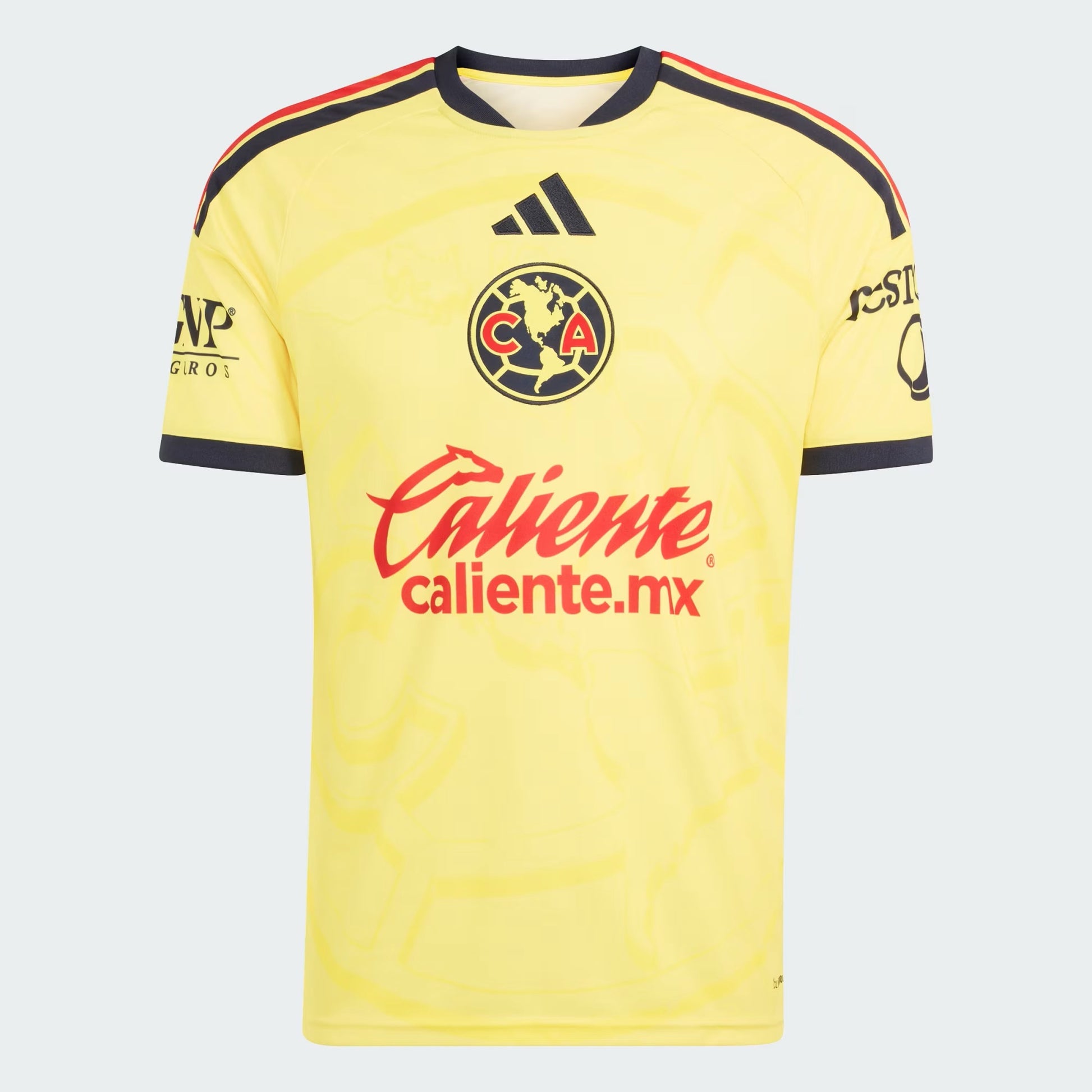 PLAYERA FUTBOL AMARILLO ADIDAS HOMBRE-1