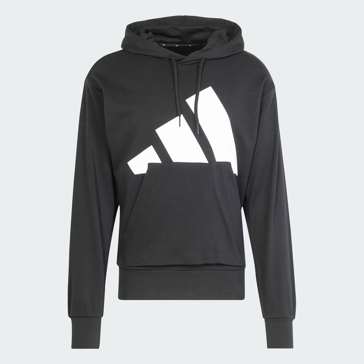 SUDADERA CON GORRO CASUAL NEGRO ADIDAS HOMBRE-1