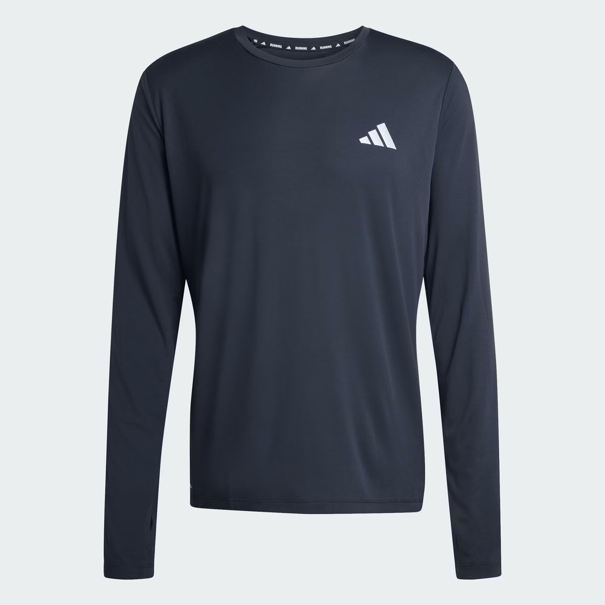 SUDADERA SIN GORRO CORRER NEGRO ADIDAS HOMBRE-1