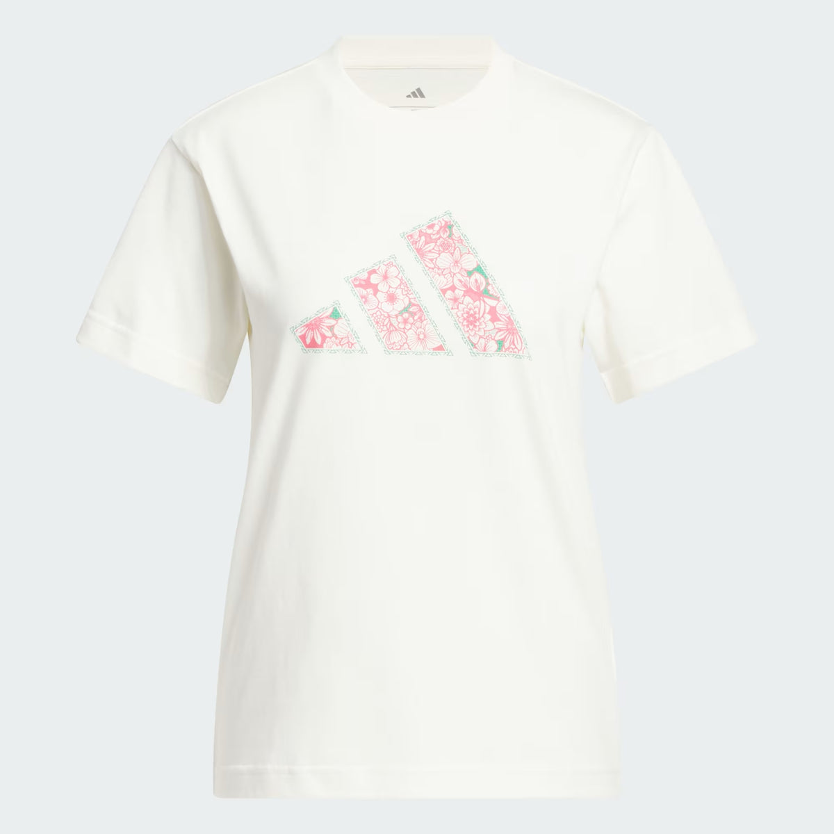 PLAYERA CASUAL BLANCO ADIDAS MUJER-1