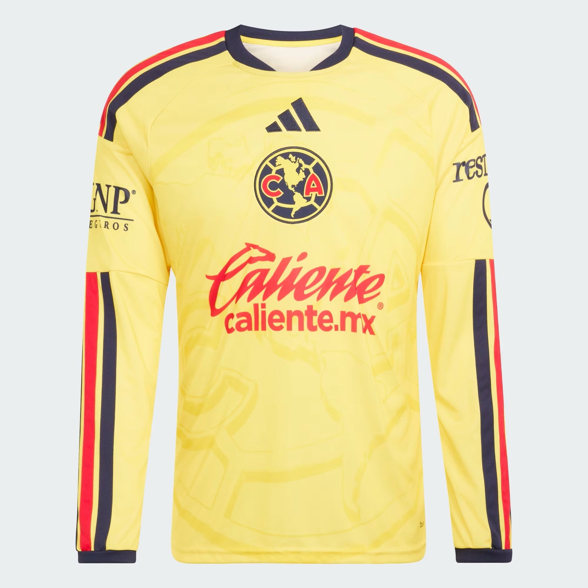 PLAYERA FUTBOL AMARILLO ADIDAS HOMBRE-1