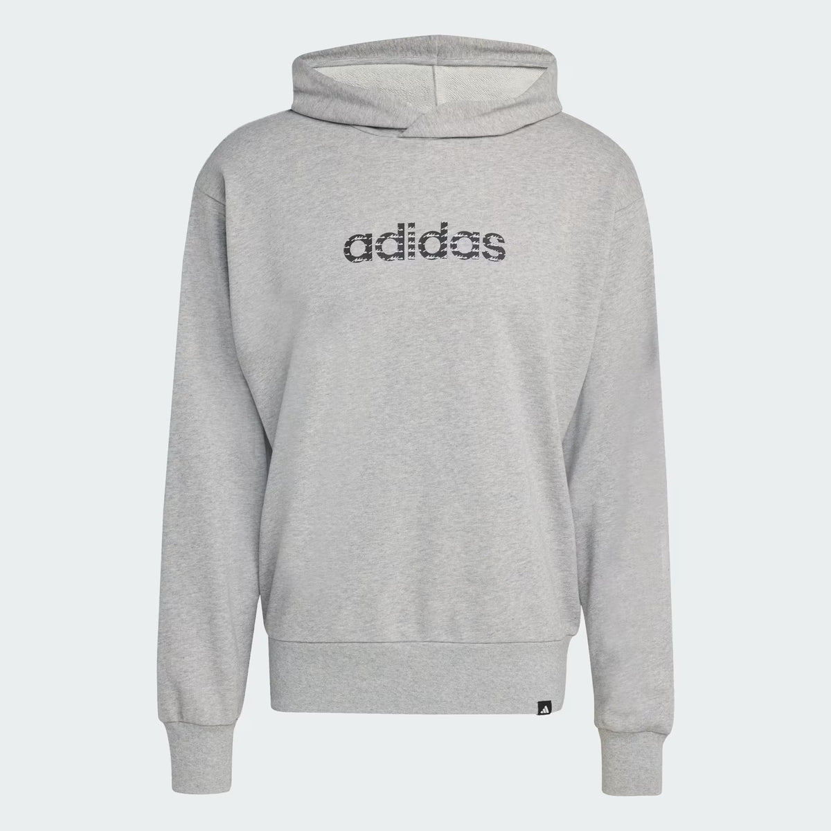 SUDADERA CON GORRO CASUAL GRIS ADIDAS HOMBRE