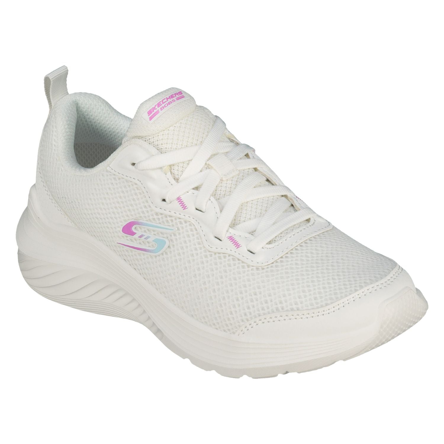 TENIS CASUAL SKECHERS BOBS SQUAD WAVES MUJER-3