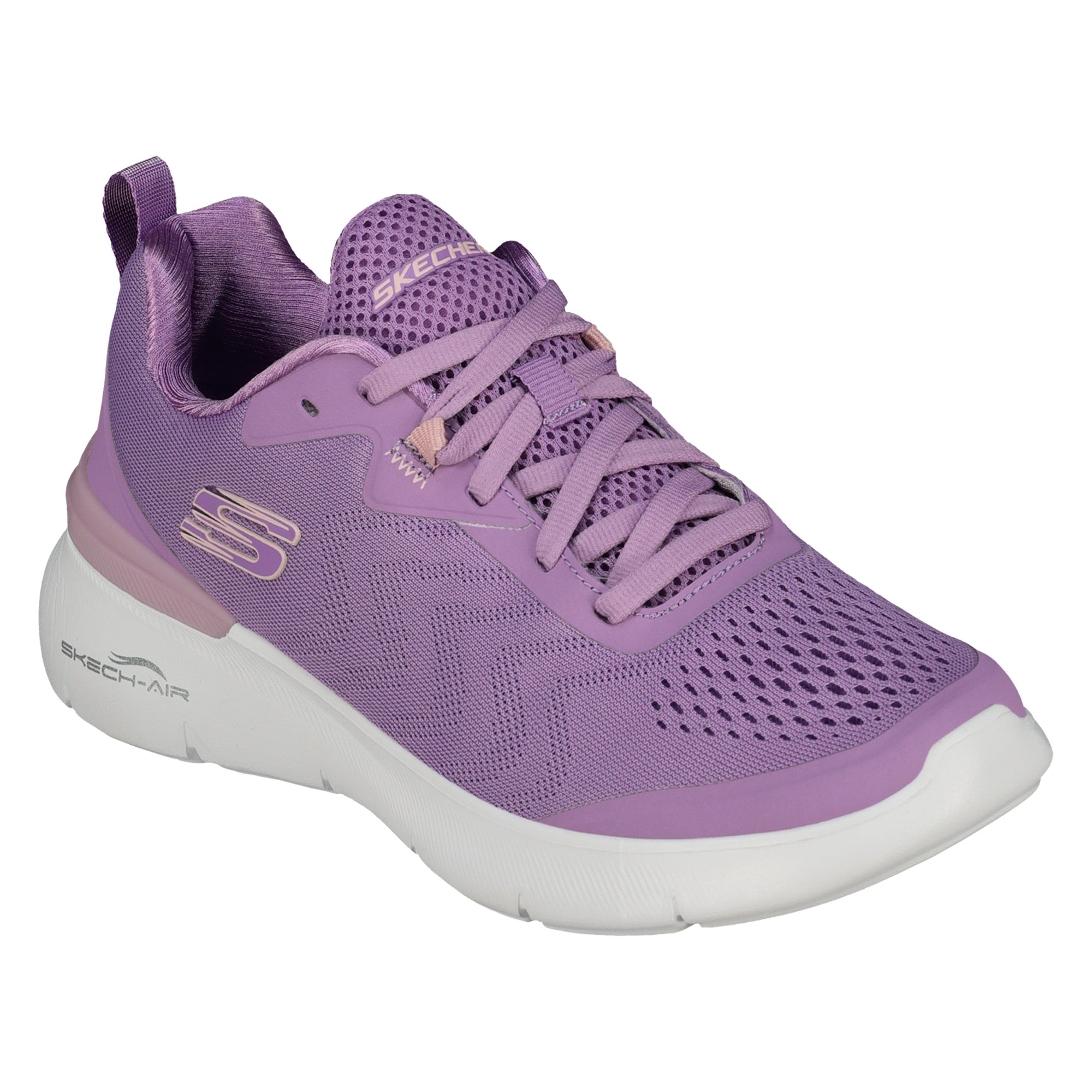 TENIS CASUAL MORADO SKECHERS MUJER SKECH-AIR DYNAMIGHT 2.0