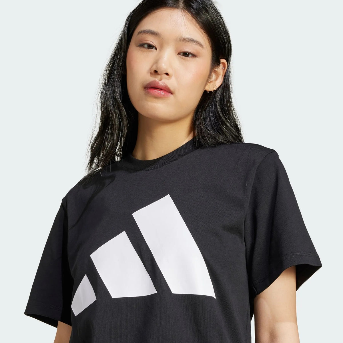 PLAYERA CASUAL NEGRO ADIDAS MUJER