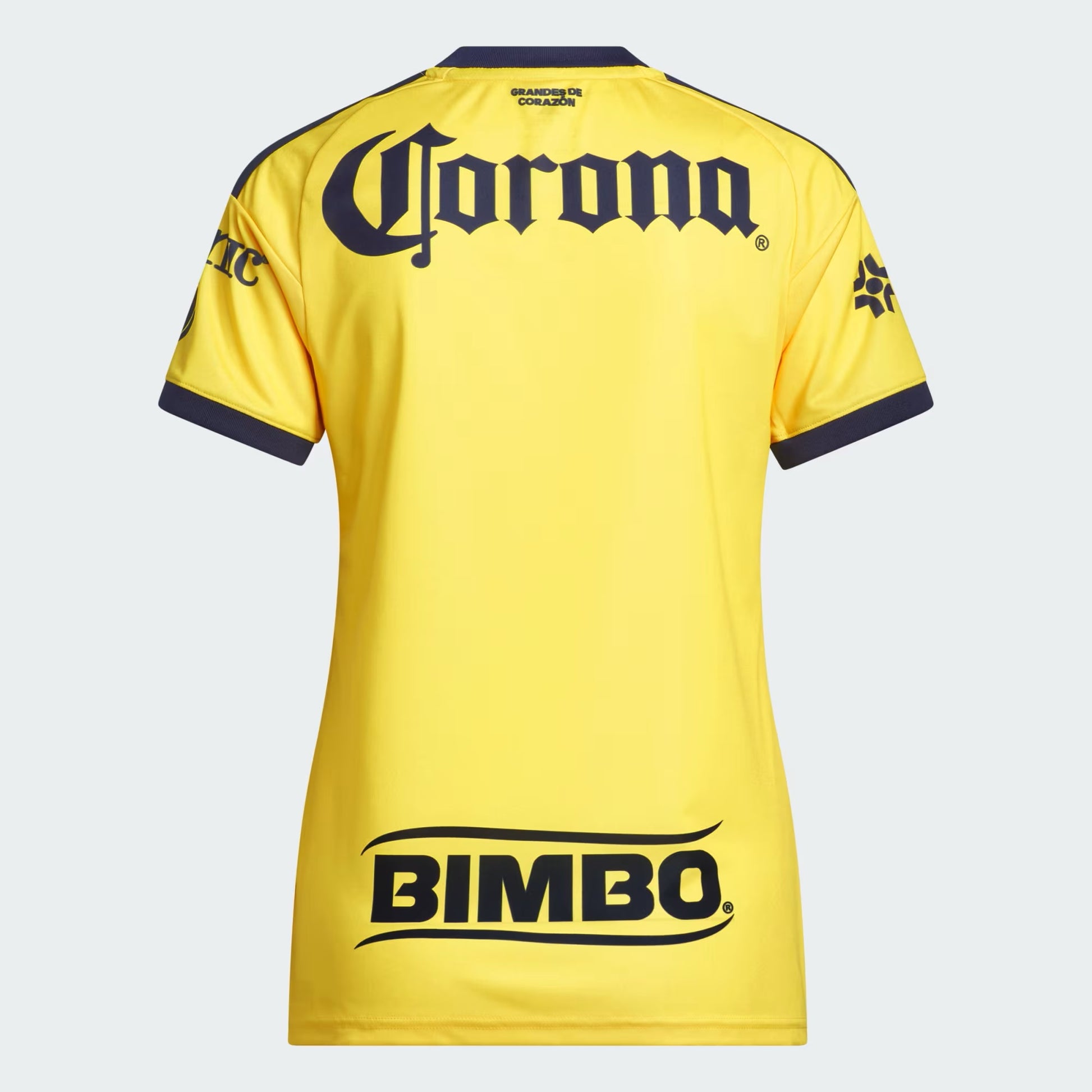 PLAYERA FUTBOL AMARILLO ADIDAS MUJER-2
