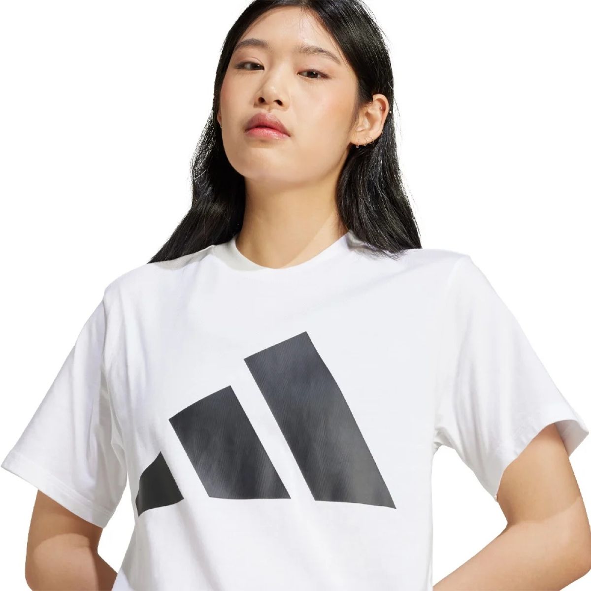 PLAYERA CASUAL BLANCO ADIDAS MUJER-2