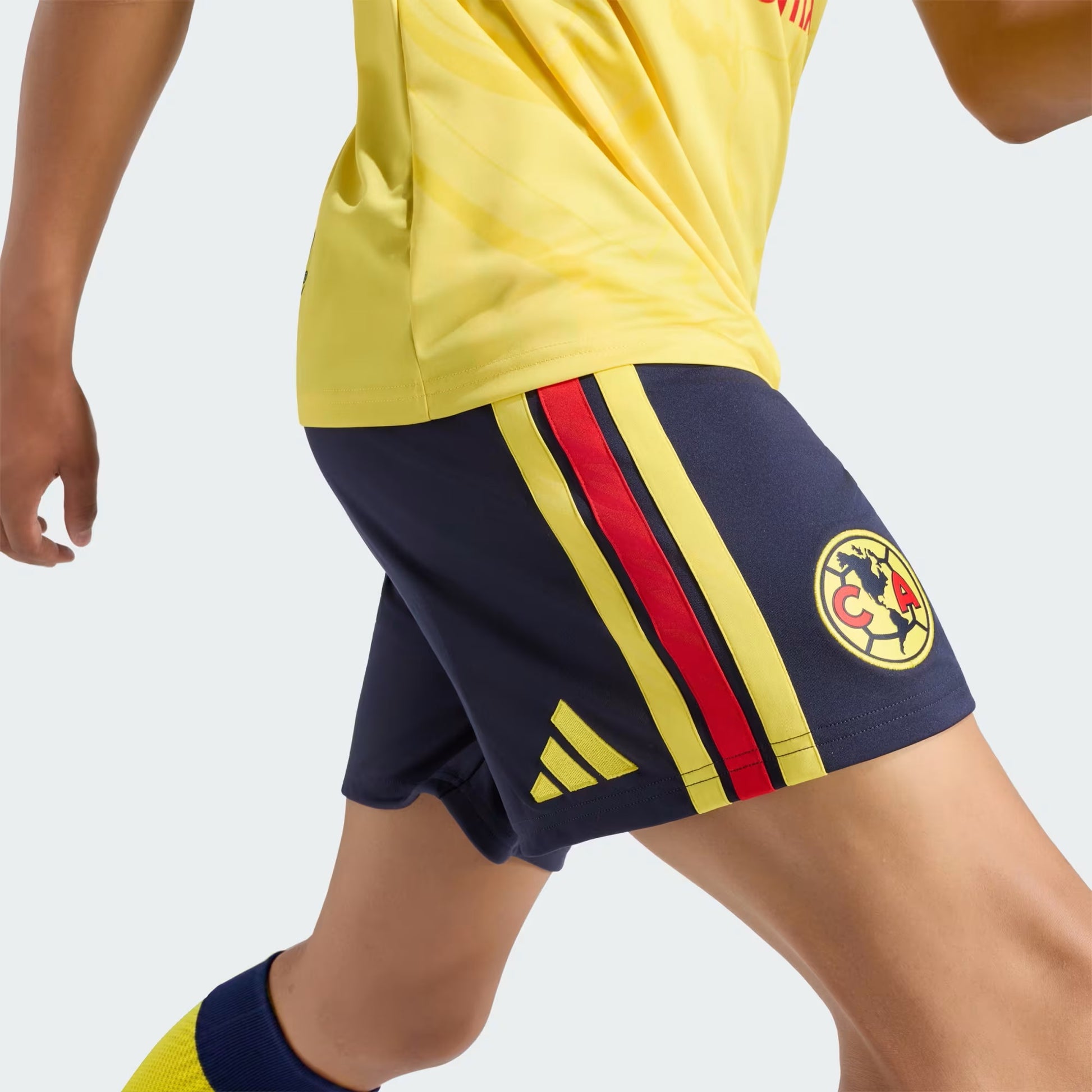 SHORT FUTBOL AZUL ADIDAS HOMBRE-2