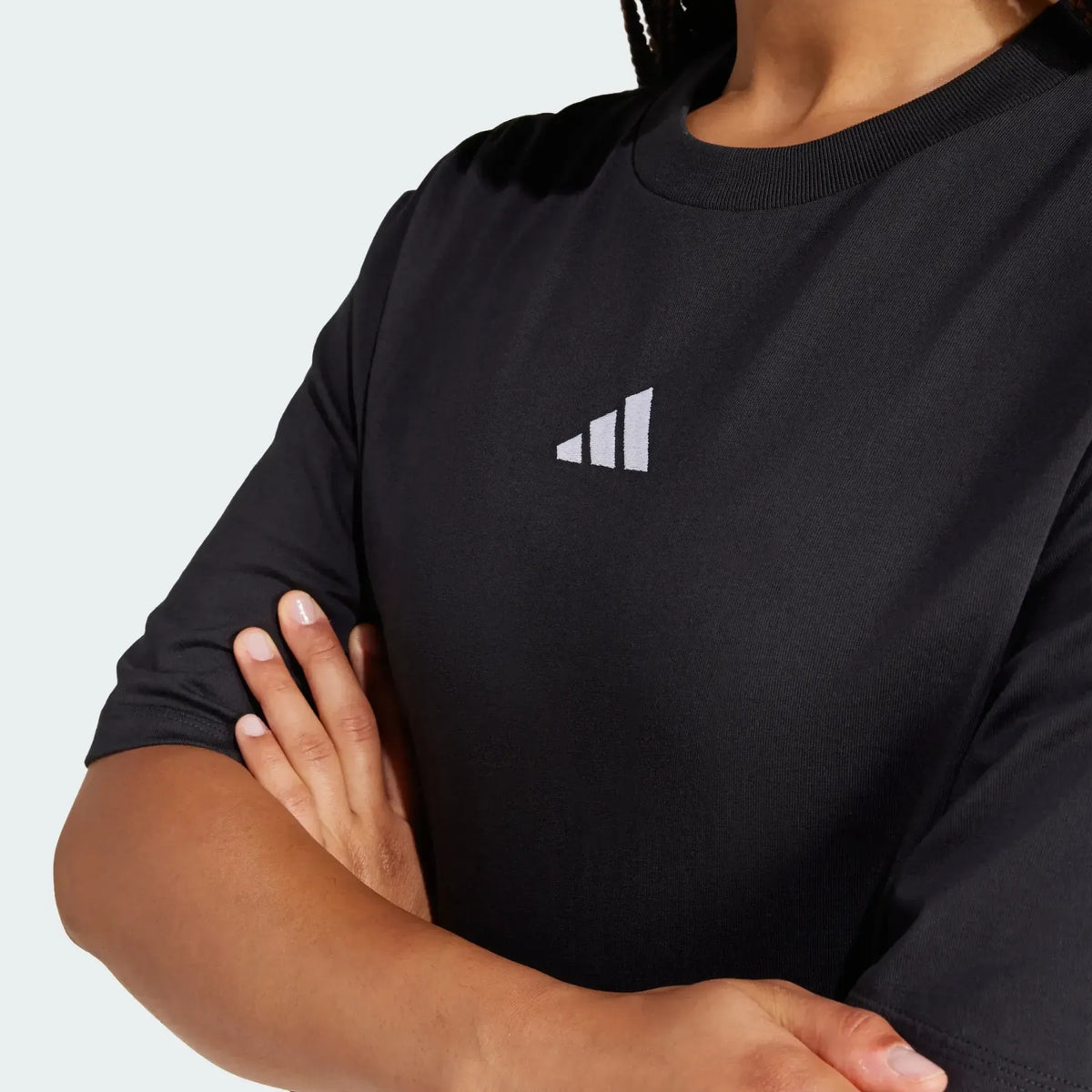 PLAYERA CASUAL NEGRO ADIDAS MUJER