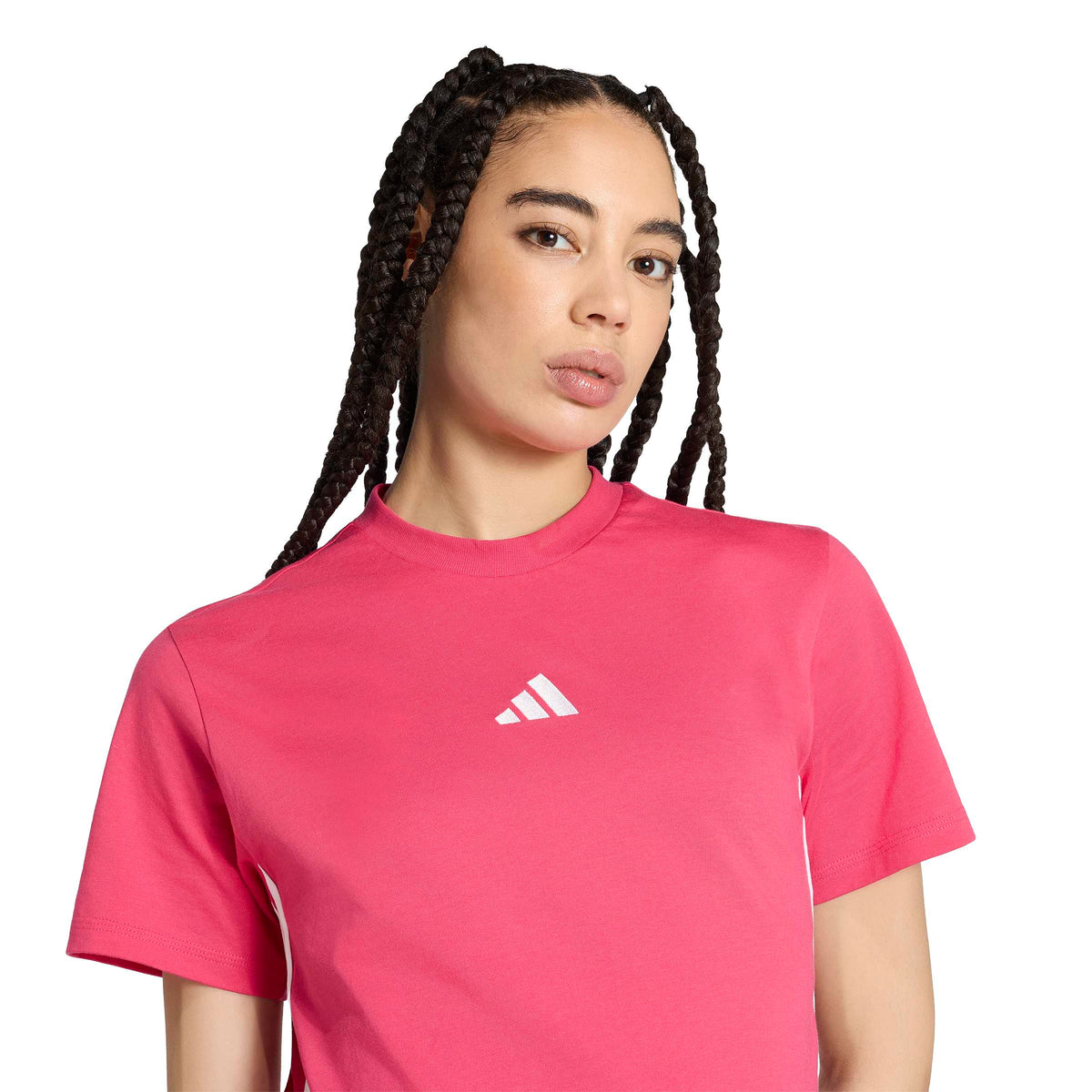 PLAYERA CASUAL ROSA ADIDAS MUJER