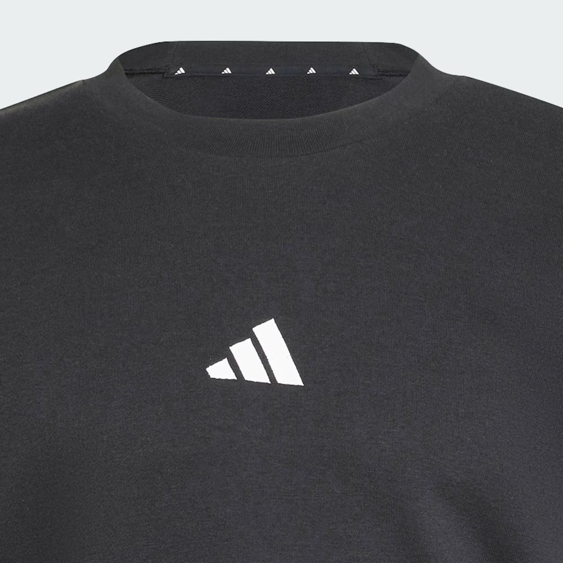 SUDADERA SIN GORRO CASUAL NEGRO ADIDAS HOMBRE
