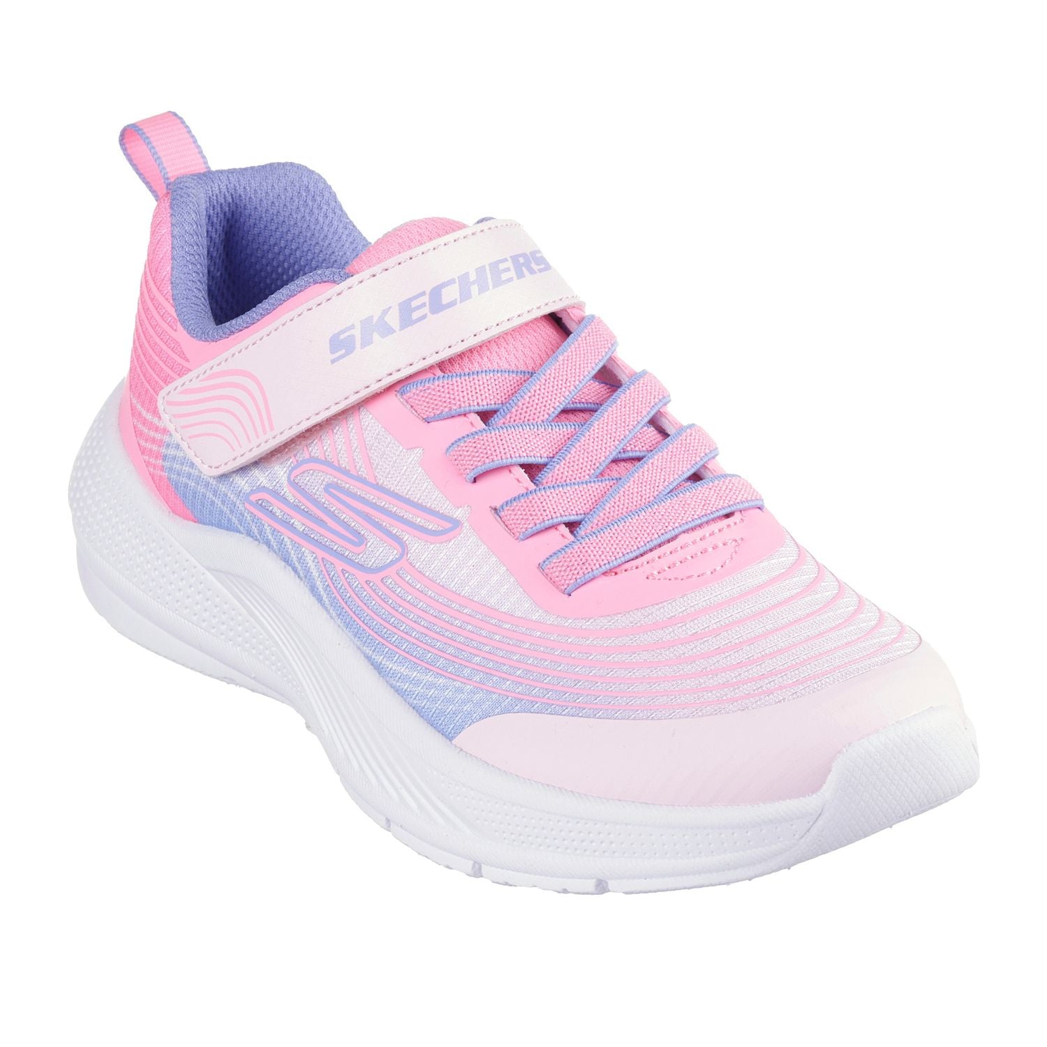 SLIP ON VELCRO CASUAL SKECHERS MICROSPEC ADVANCE NIÑO-3