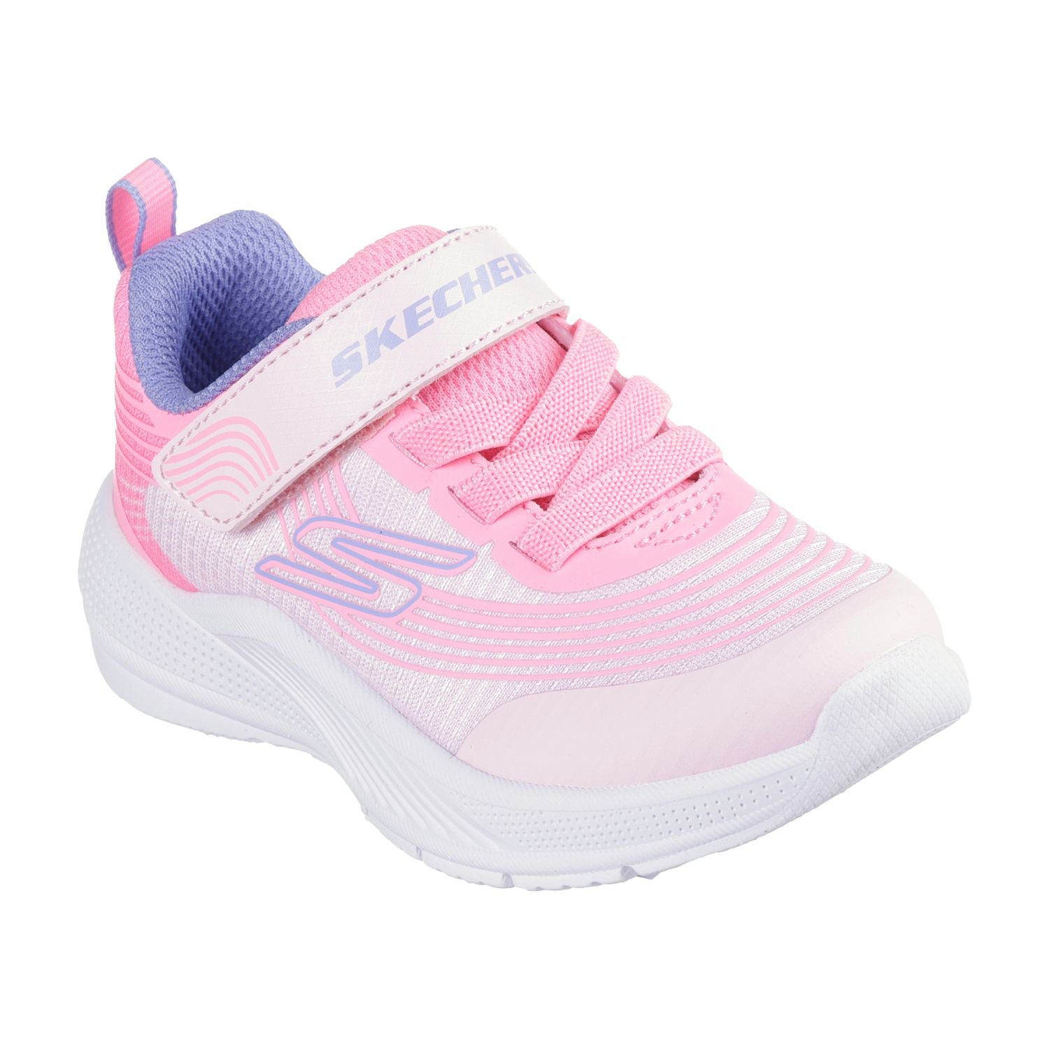 SLIP ON VELCRO CASUAL SKECHERS MICROSPEC ADVANCE NIÑO-3