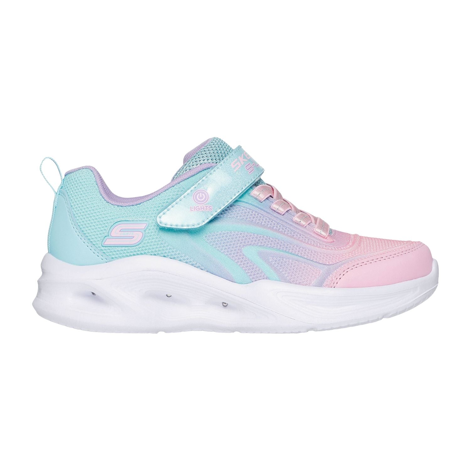 TENIS CASUAL SKECHERS SOLA GLOW NIÑO-1
