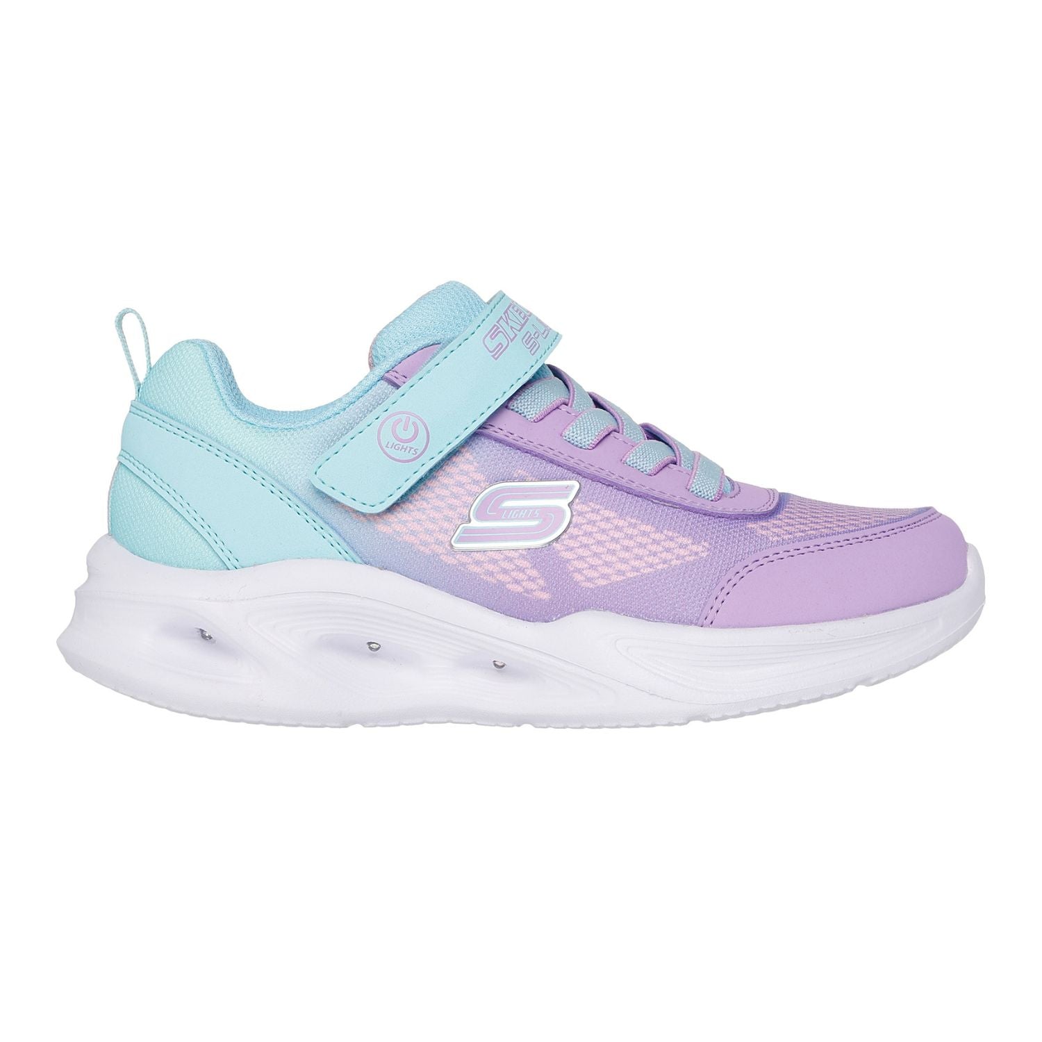 TENIS CASUAL SKECHERS SOLA GLOW NIÑO