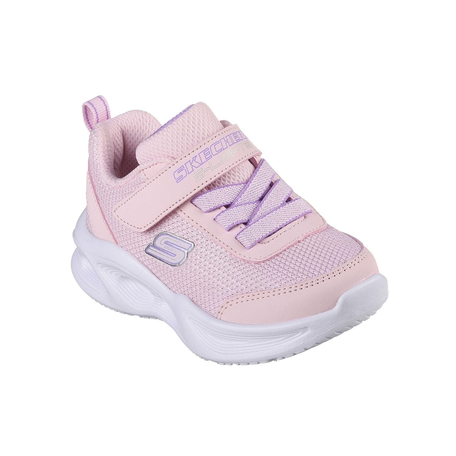 SLIP ON VELCRO CASUAL SKECHERS SOLA GLOW NIÑO-3