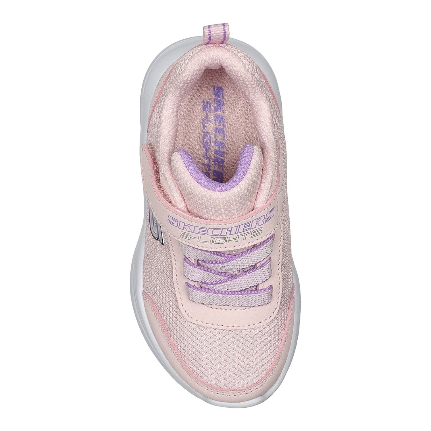 SLIP ON VELCRO CASUAL SKECHERS SOLA GLOW NIÑO-4
