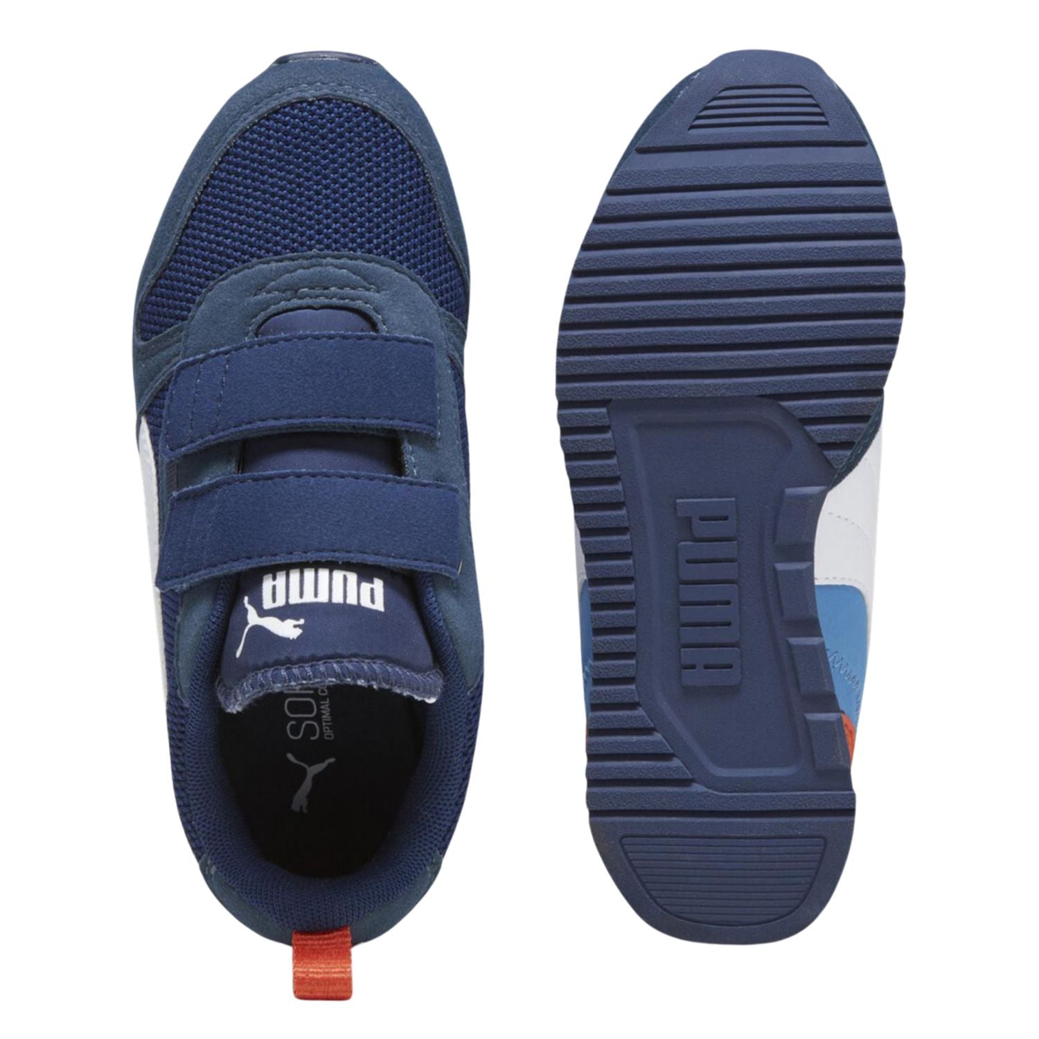 TENIS CASUAL PUMA R78 V PS NIÑO-4
