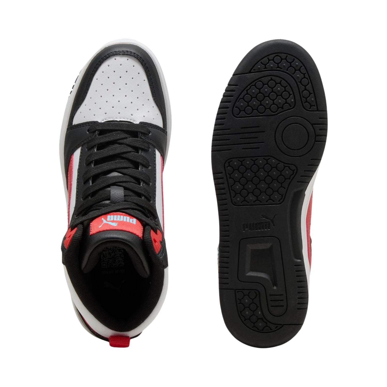 BOTAS CASUAL PUMA REBOUND V6 MID JR NIÑO-4