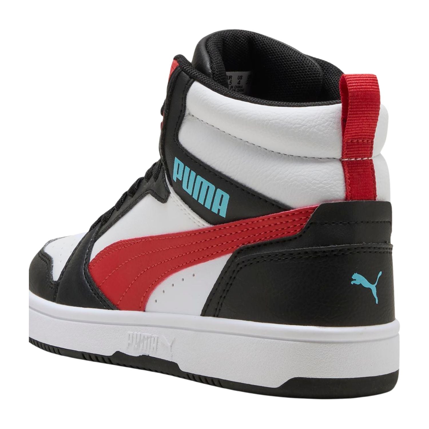 BOTAS CASUAL PUMA REBOUND V6 MID JR NIÑO-6