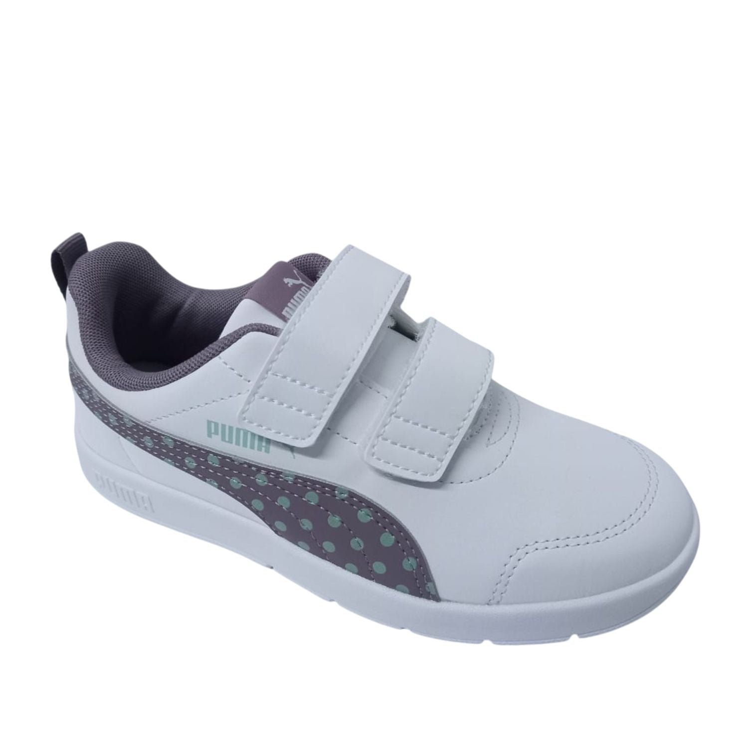 TENIS CASUAL BLANCO PUMA NIÑO-3