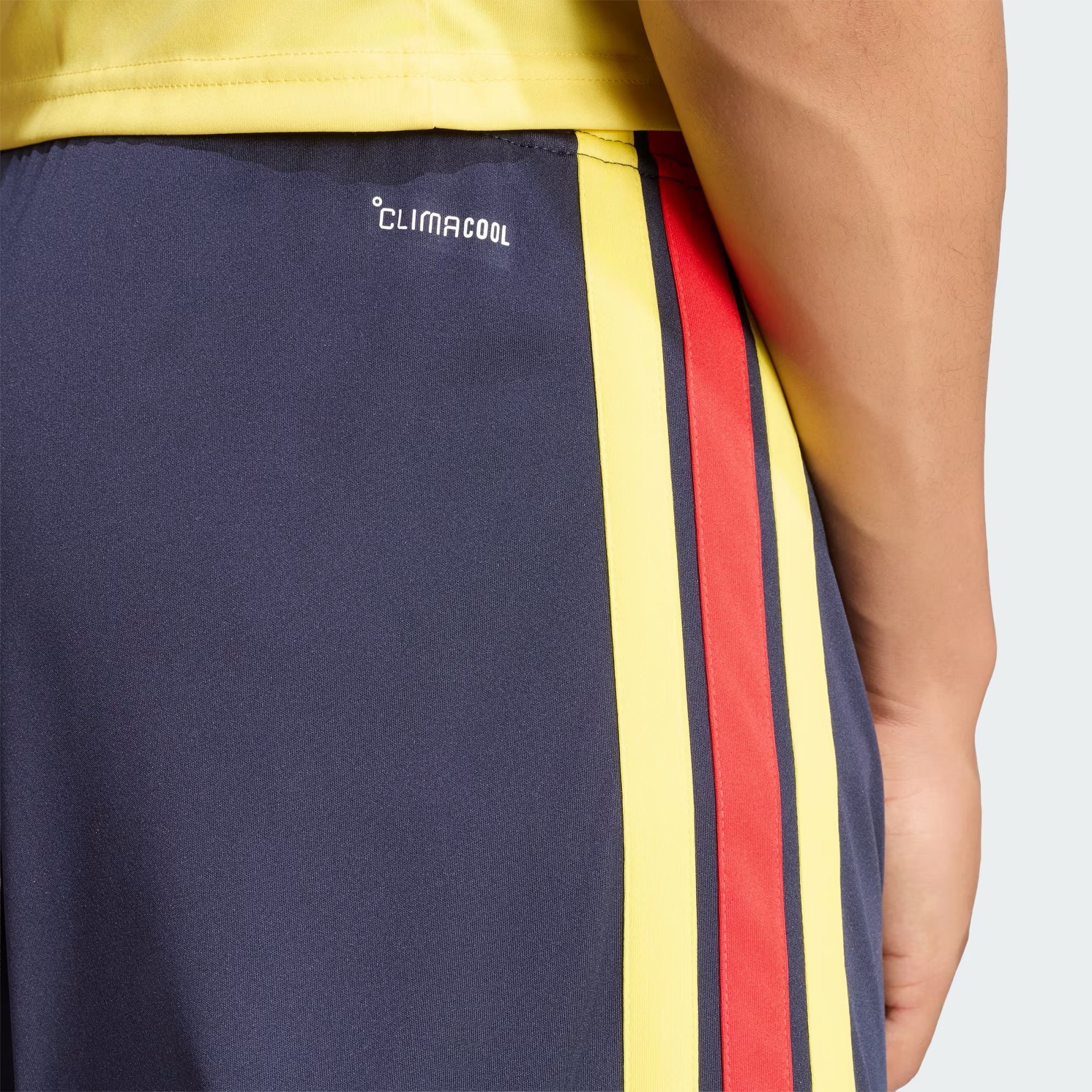 SHORT FUTBOL AZUL ADIDAS HOMBRE-3
