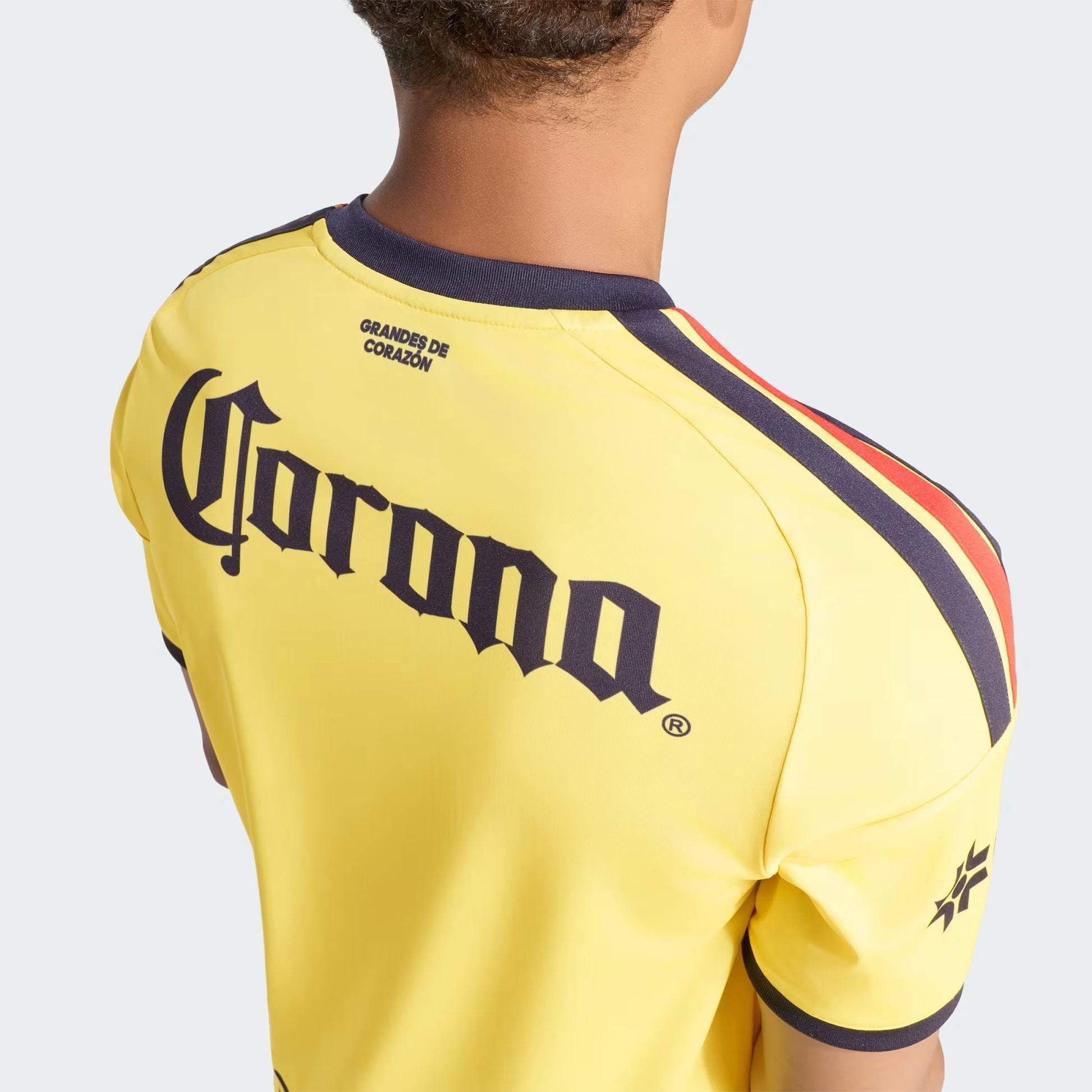 PLAYERA FUTBOL AMARILLO ADIDAS HOMBRE-3
