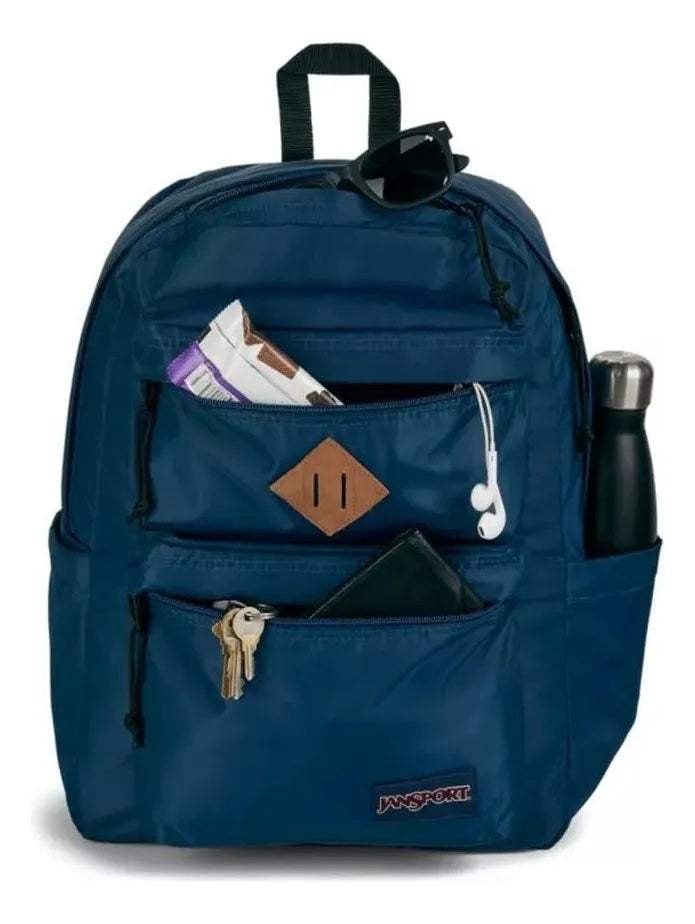 MOCHILA JANSPORT DOUBLE BREAK AZUL-3