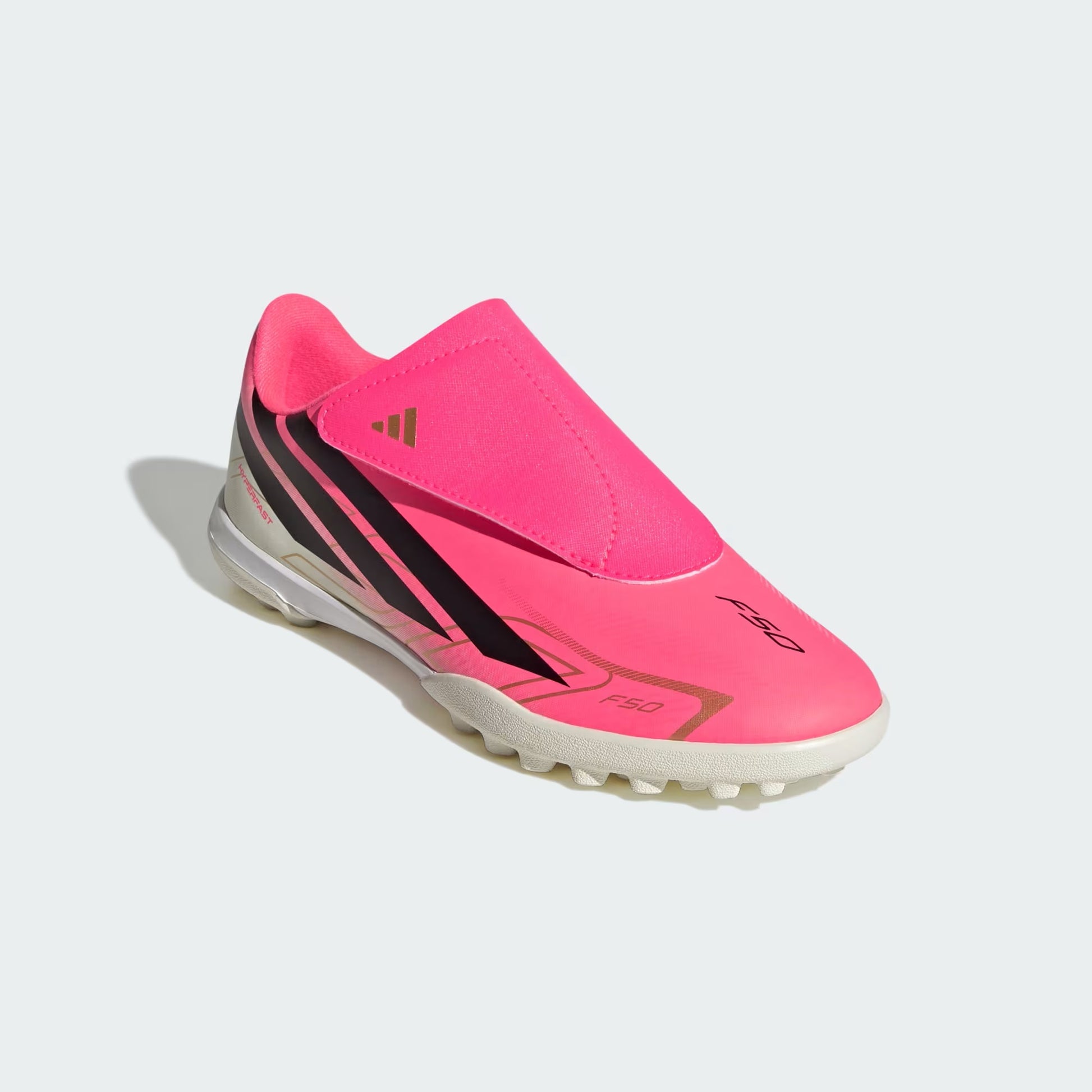TACOS PARA PASTO SINTÉTICO FUTBOL ADIDAS F50 HYPERFAST CLUB PARA NIÑO-3