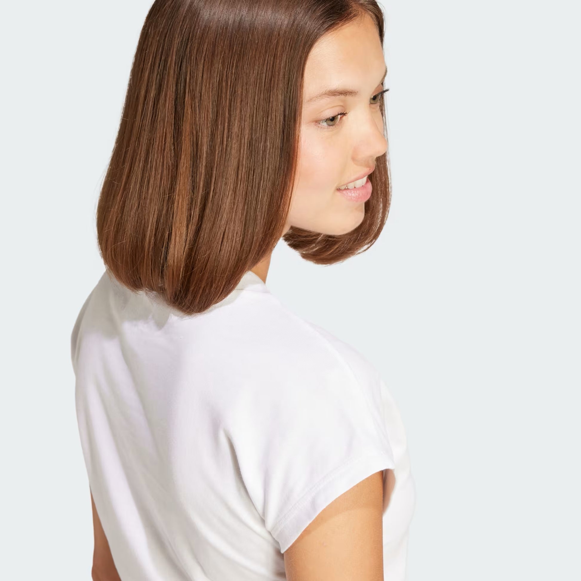 PLAYERA CASUAL BLANCO ADIDAS MUJER-3