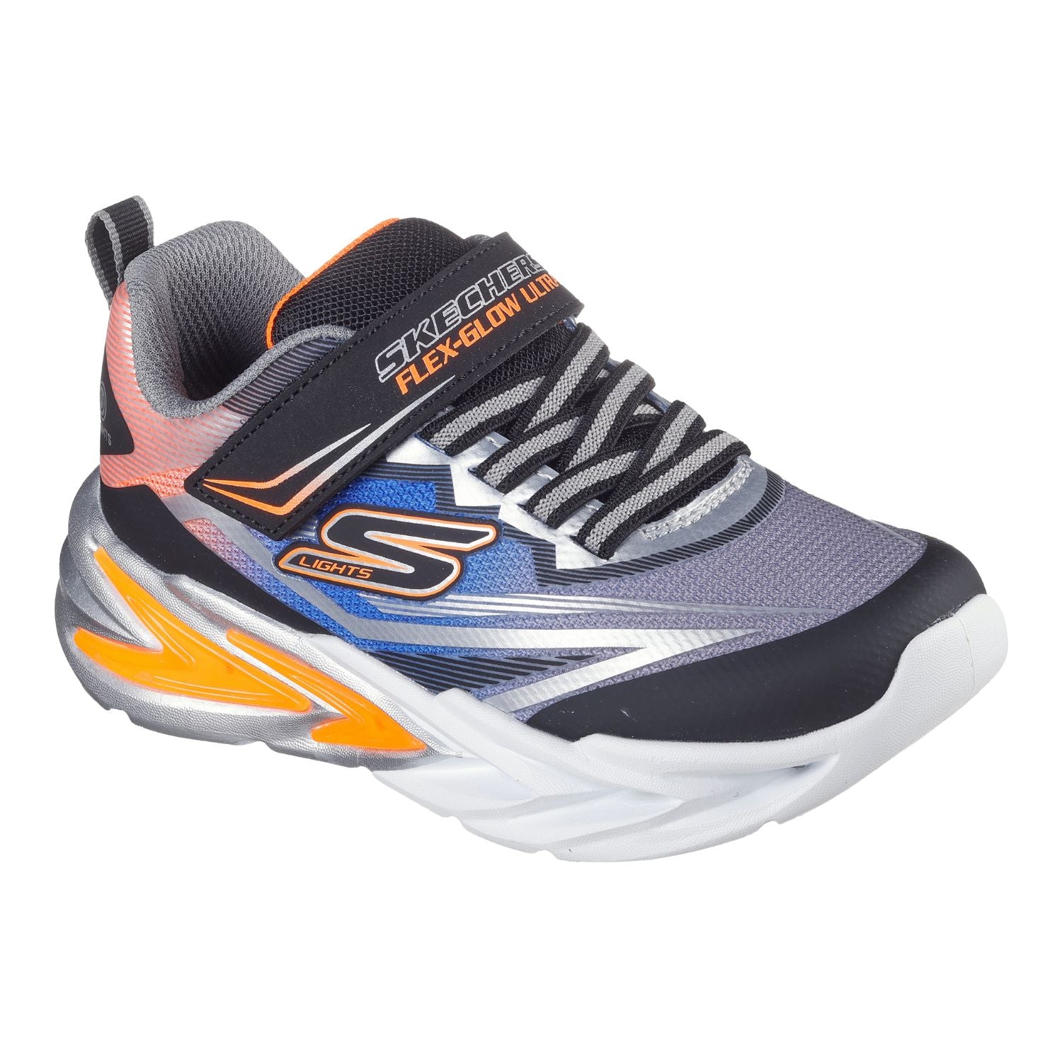 TENIS CASUAL SKECHERS FLEX-GLOW ULTRA NIÑO-3