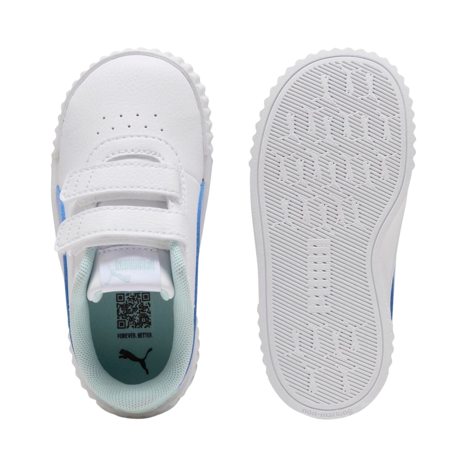 TENIS CASUAL PUMA CARINA 3.0 V INF NIÑO-4