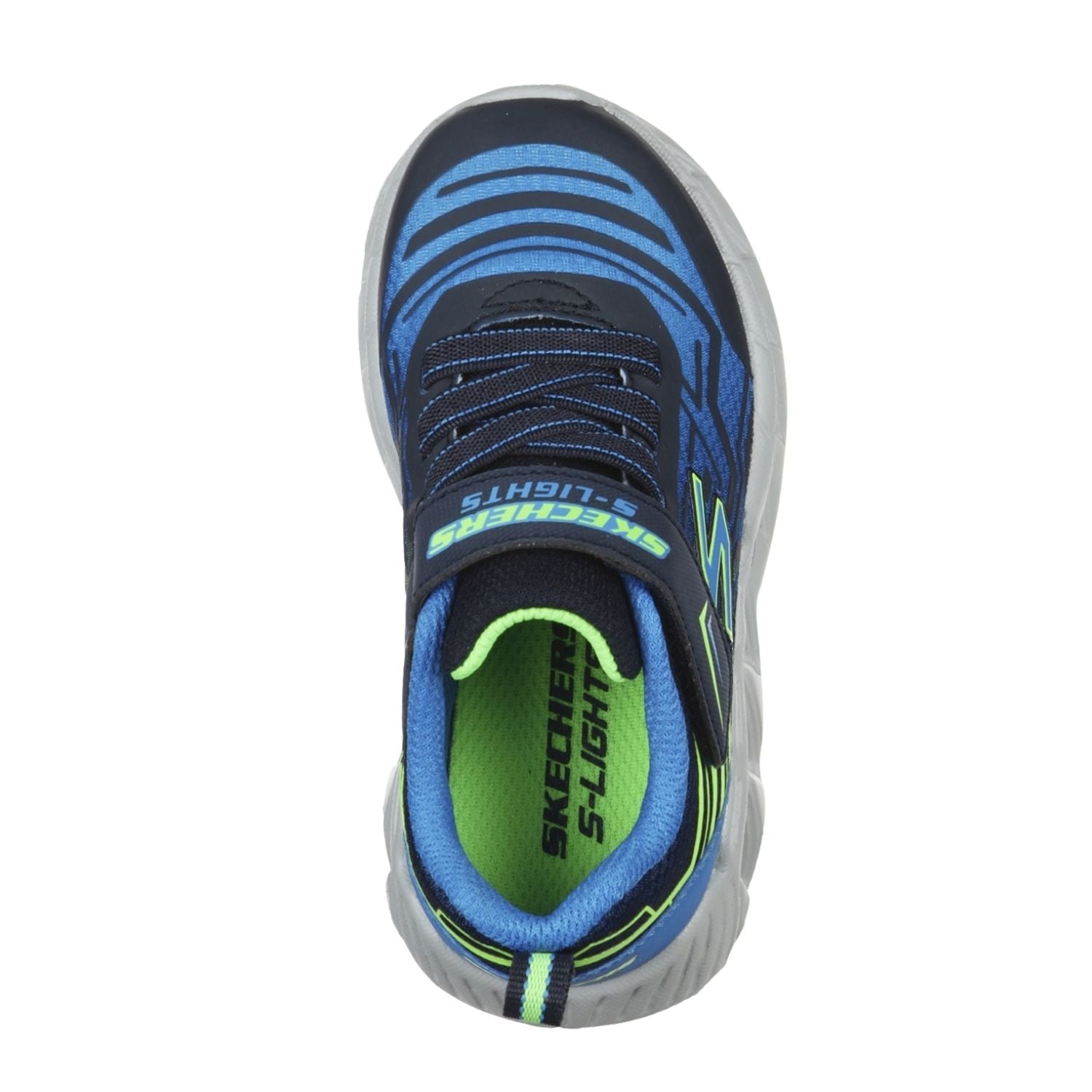 SLIP ON VELCRO CASUAL SKECHERS LIGHTS NIÑO-5