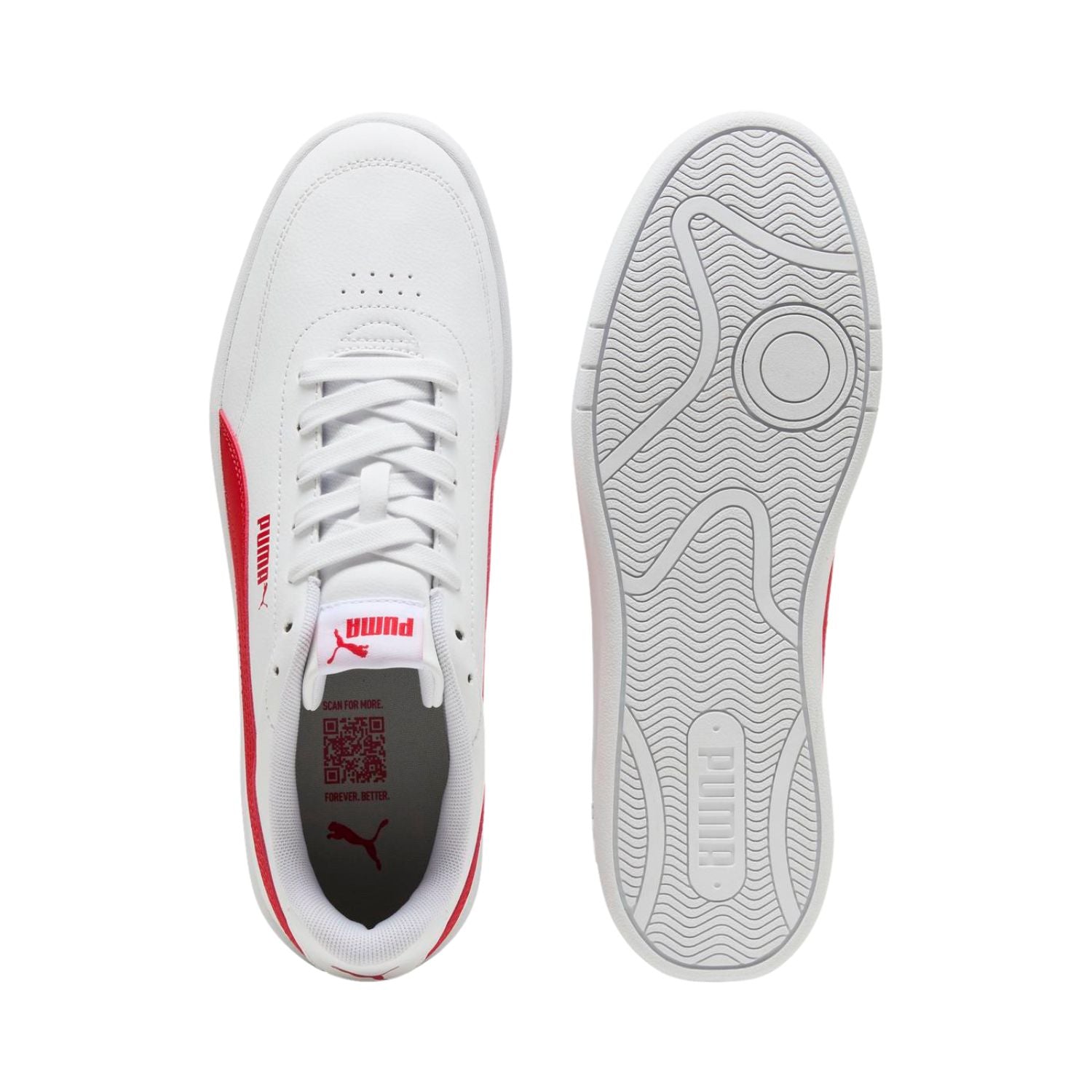 TENIS CASUAL PUMA COURT CLASSIC CLEAN HOMBRE-4