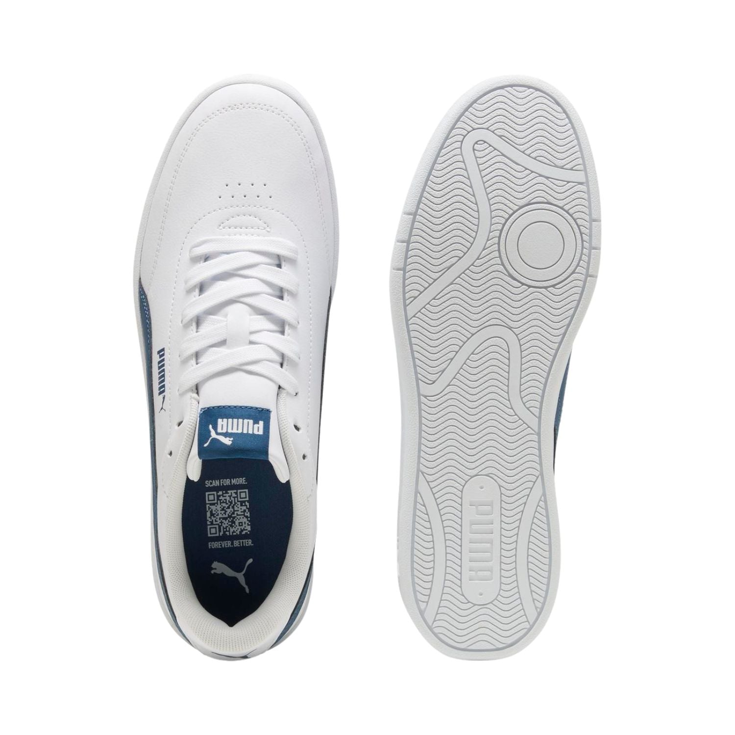 TENIS CASUAL PUMA COURT CLASSIC CLEAN HOMBRE-4