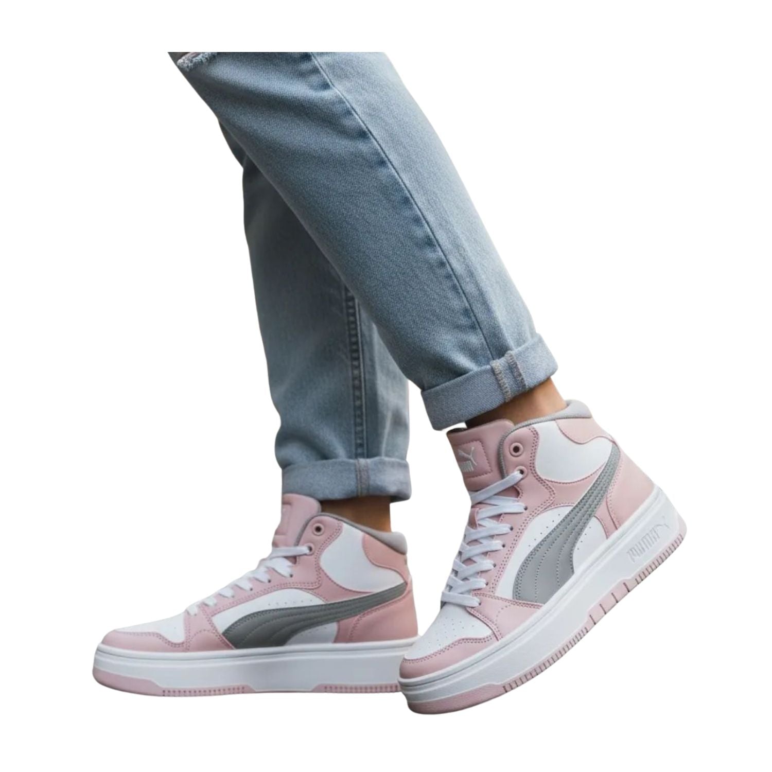 BOTAS CASUAL PUMA REBOUND FEMME MID MUJER-6