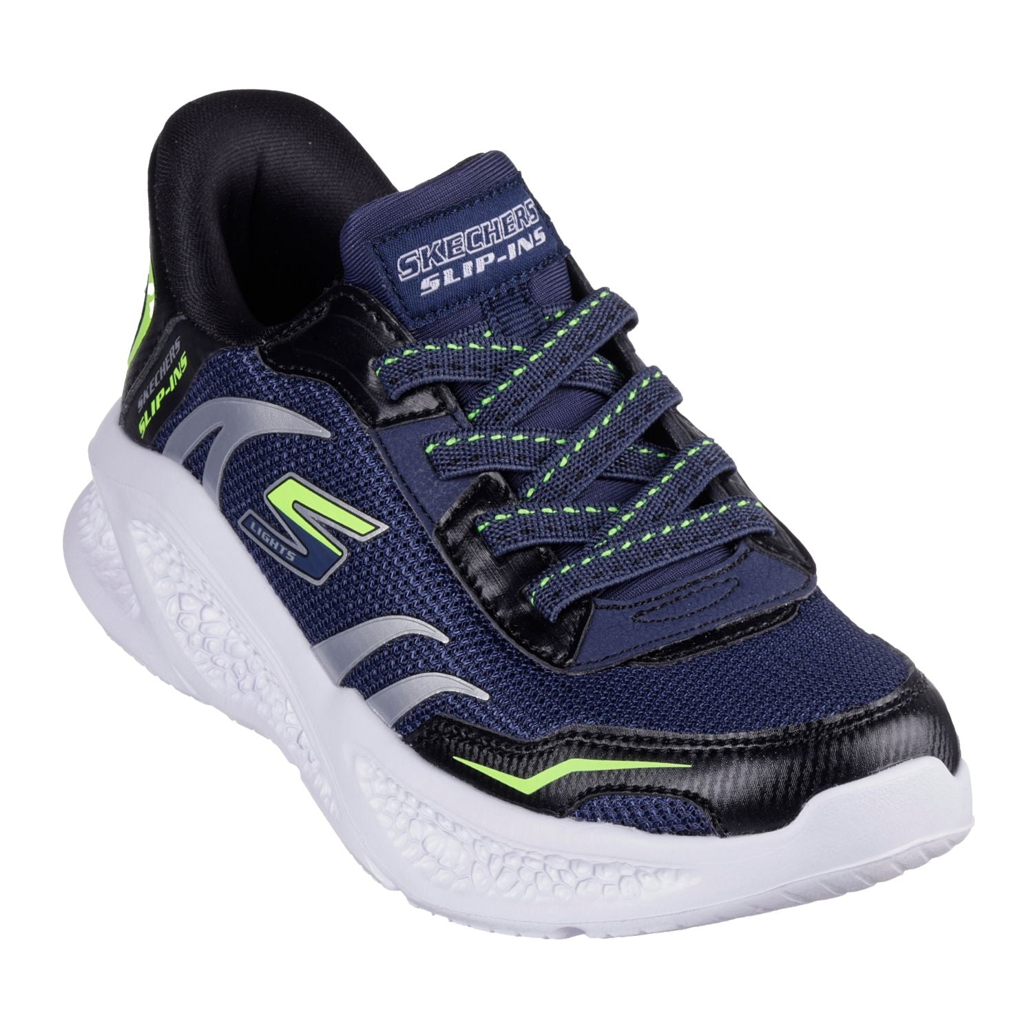 TENIS CASUAL SKECHERS METEOR-LIGHTS NIÑO-3