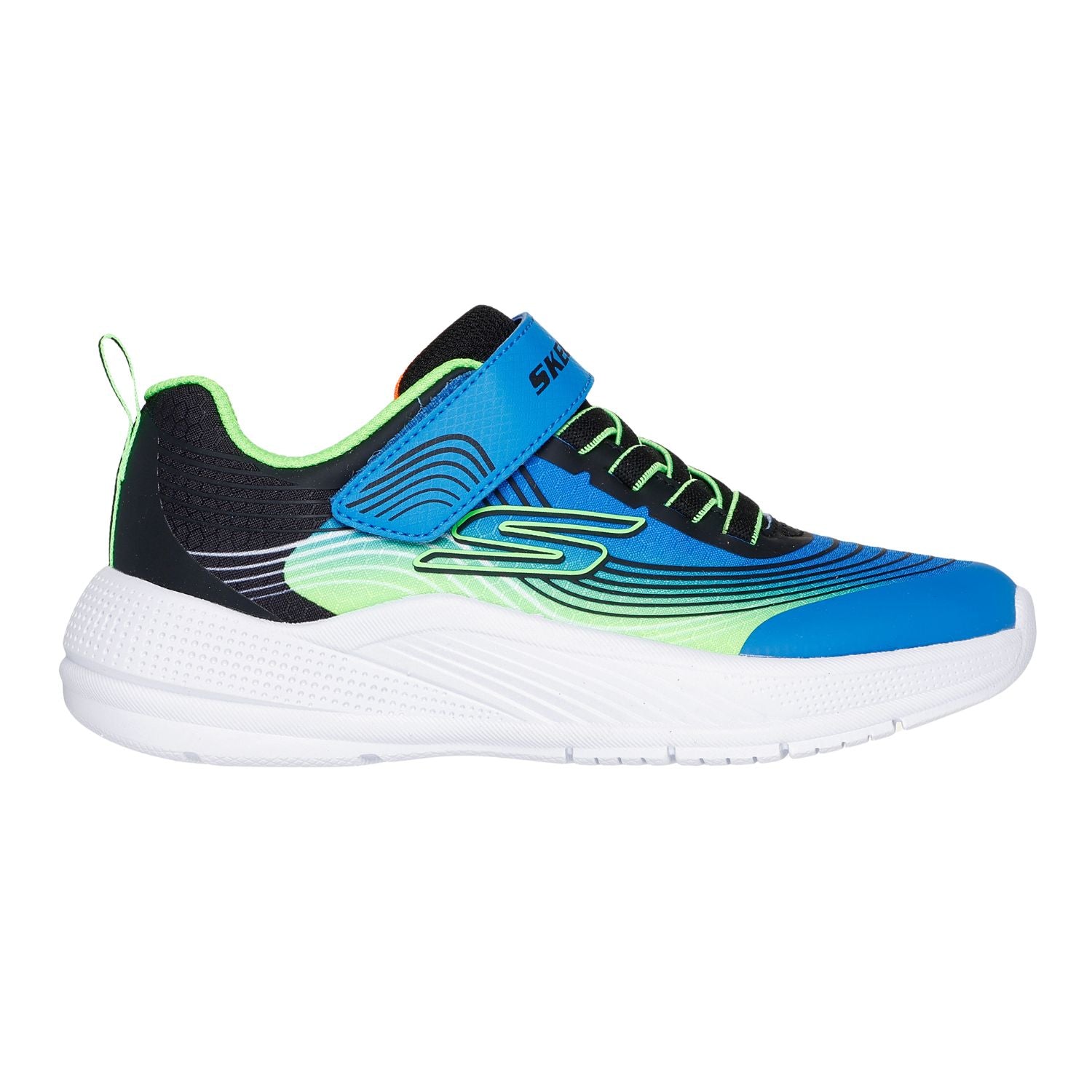 SLIP ON VELCRO CASUAL SKECHERS MICROSPEC ADVANCE NIÑO
