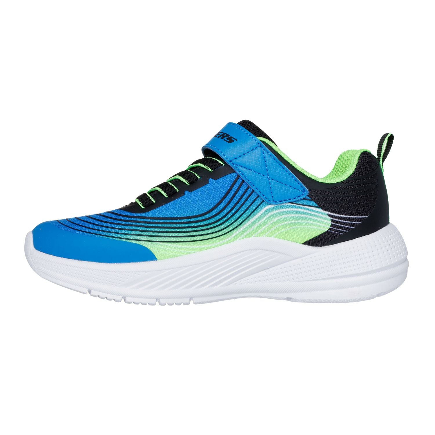 SLIP ON VELCRO CASUAL SKECHERS MICROSPEC ADVANCE NIÑO