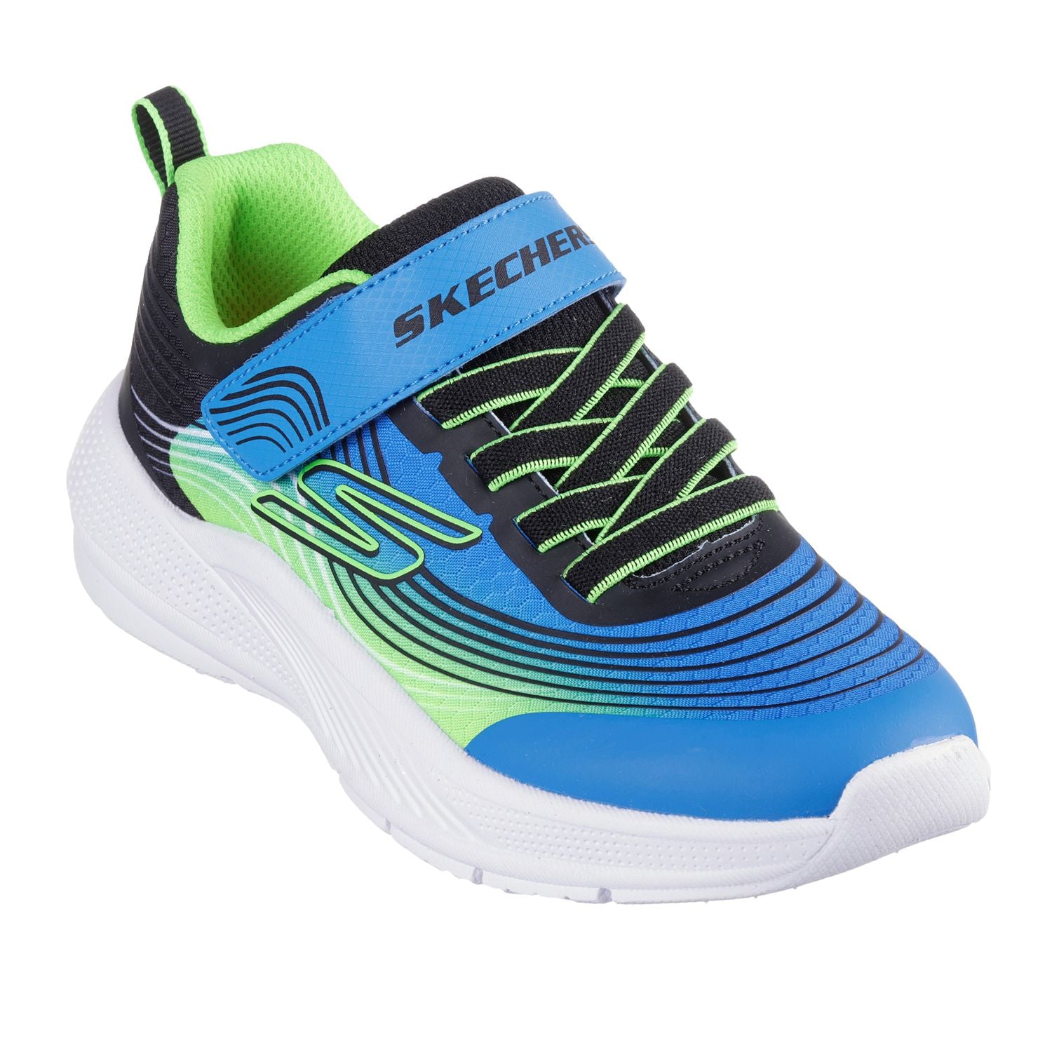 SLIP ON VELCRO CASUAL SKECHERS MICROSPEC ADVANCE NIÑO