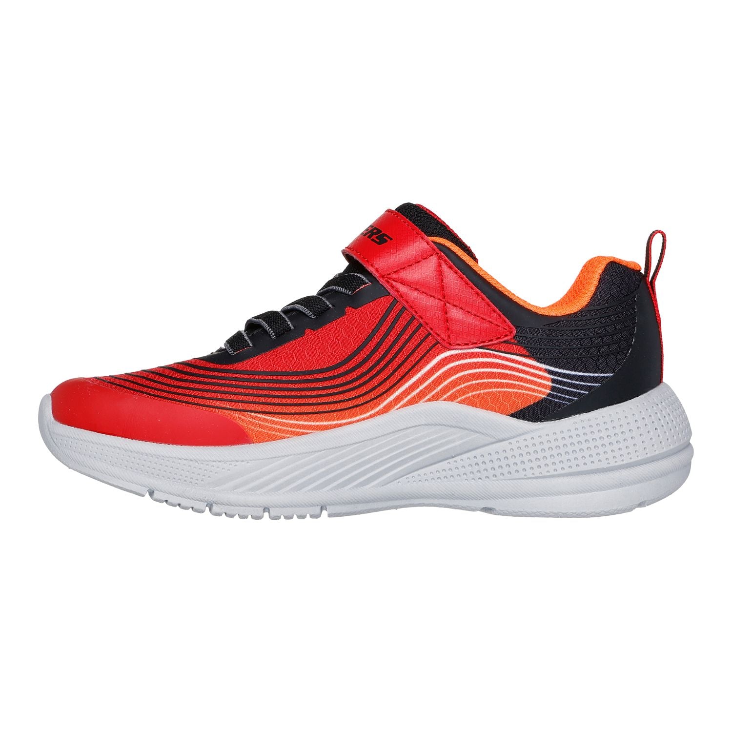 SLIP ON VELCRO CASUAL SKECHERS RED SNEAKER NIÑO