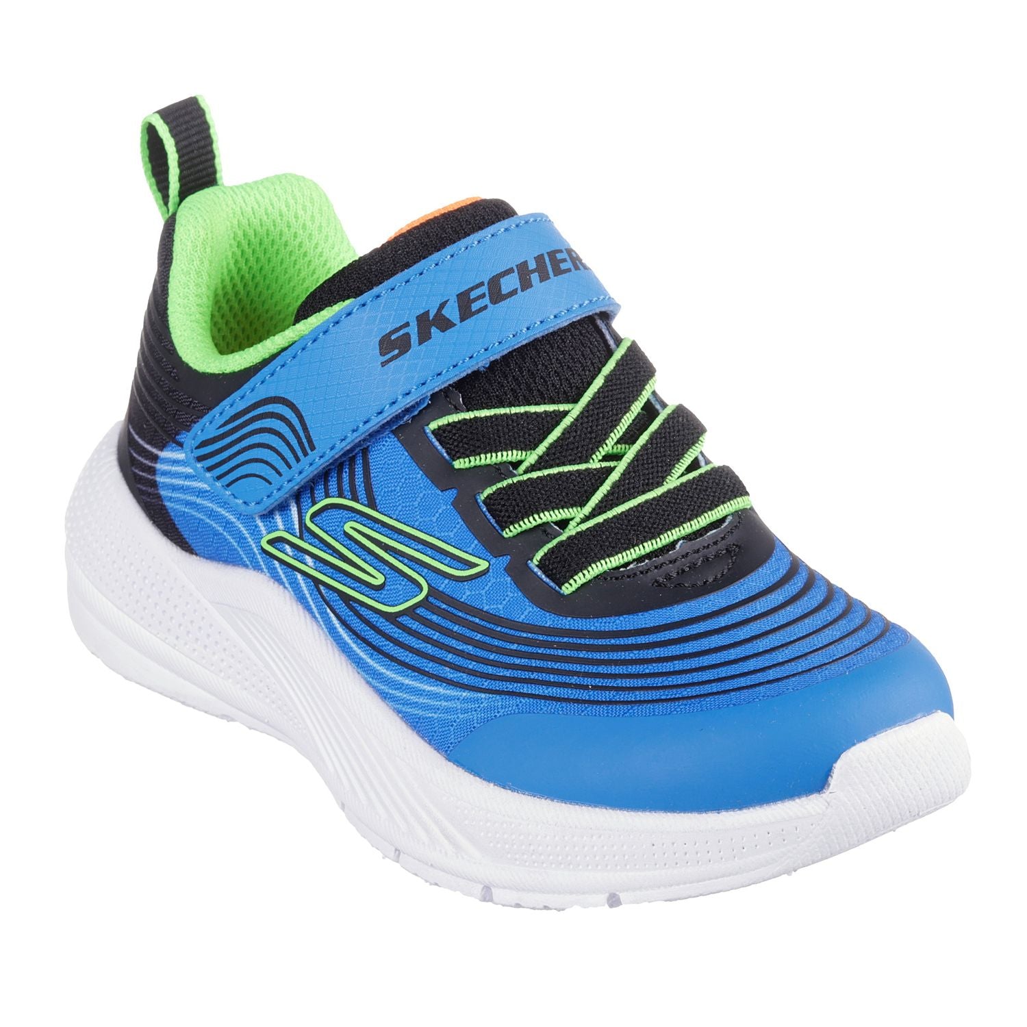 SLIP ON VELCRO CASUAL SKECHERS MICROSPEC ADVANCE NIÑO-3