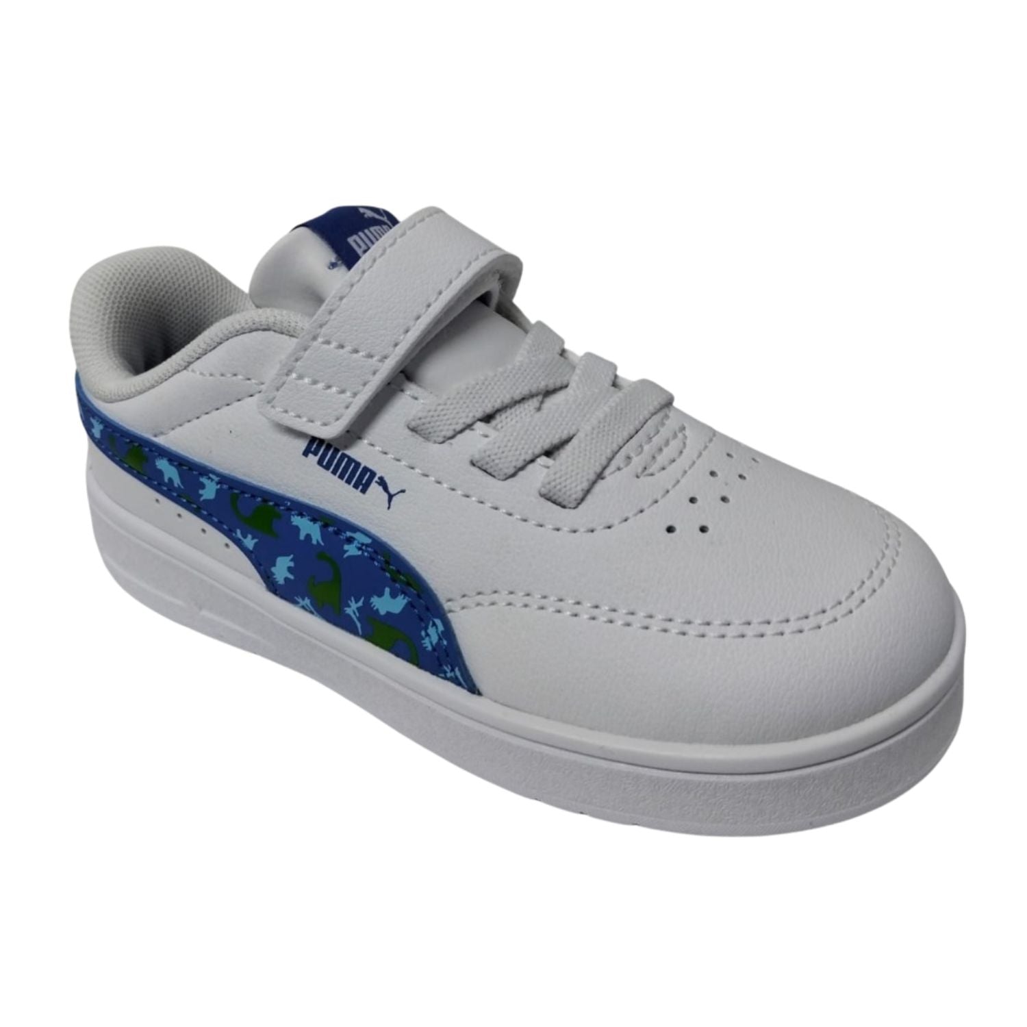 TENIS CASUAL PUMA COURT CLASSIC CLEAN DINO AC+ INF NIÑO-3
